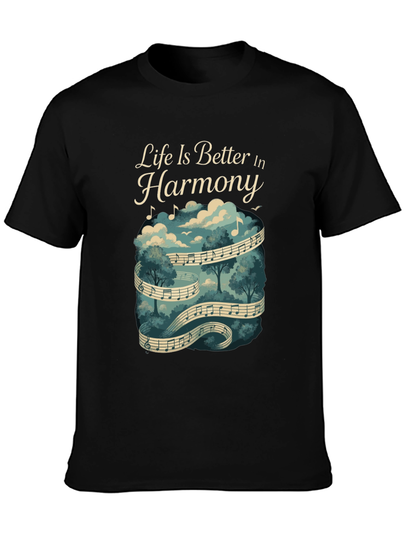 Life is Better in Harmony Graphic T-Shirt