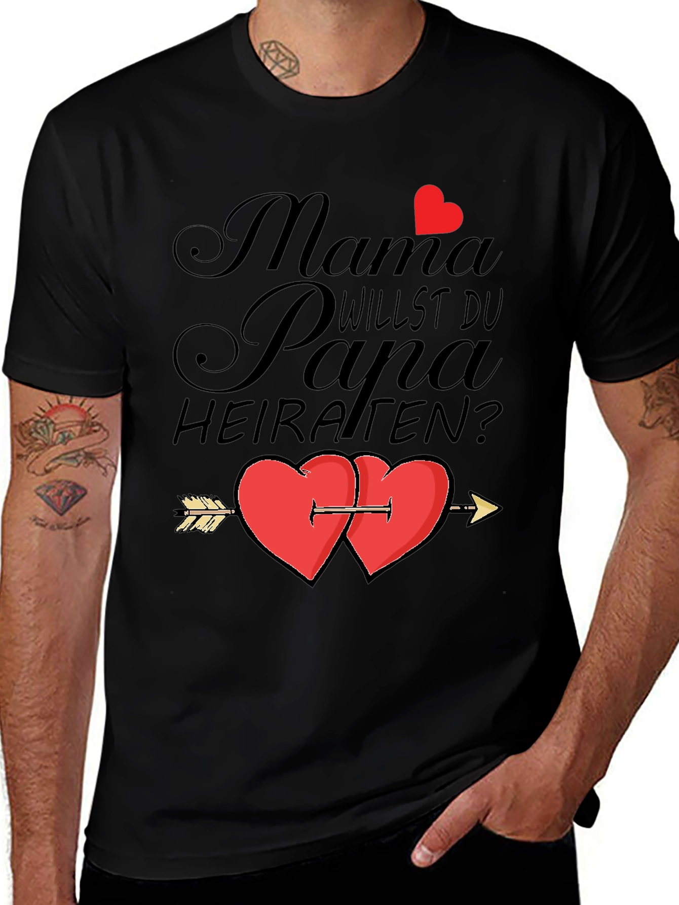 Mama Willst Du Papa Heiraten? T-Shirt