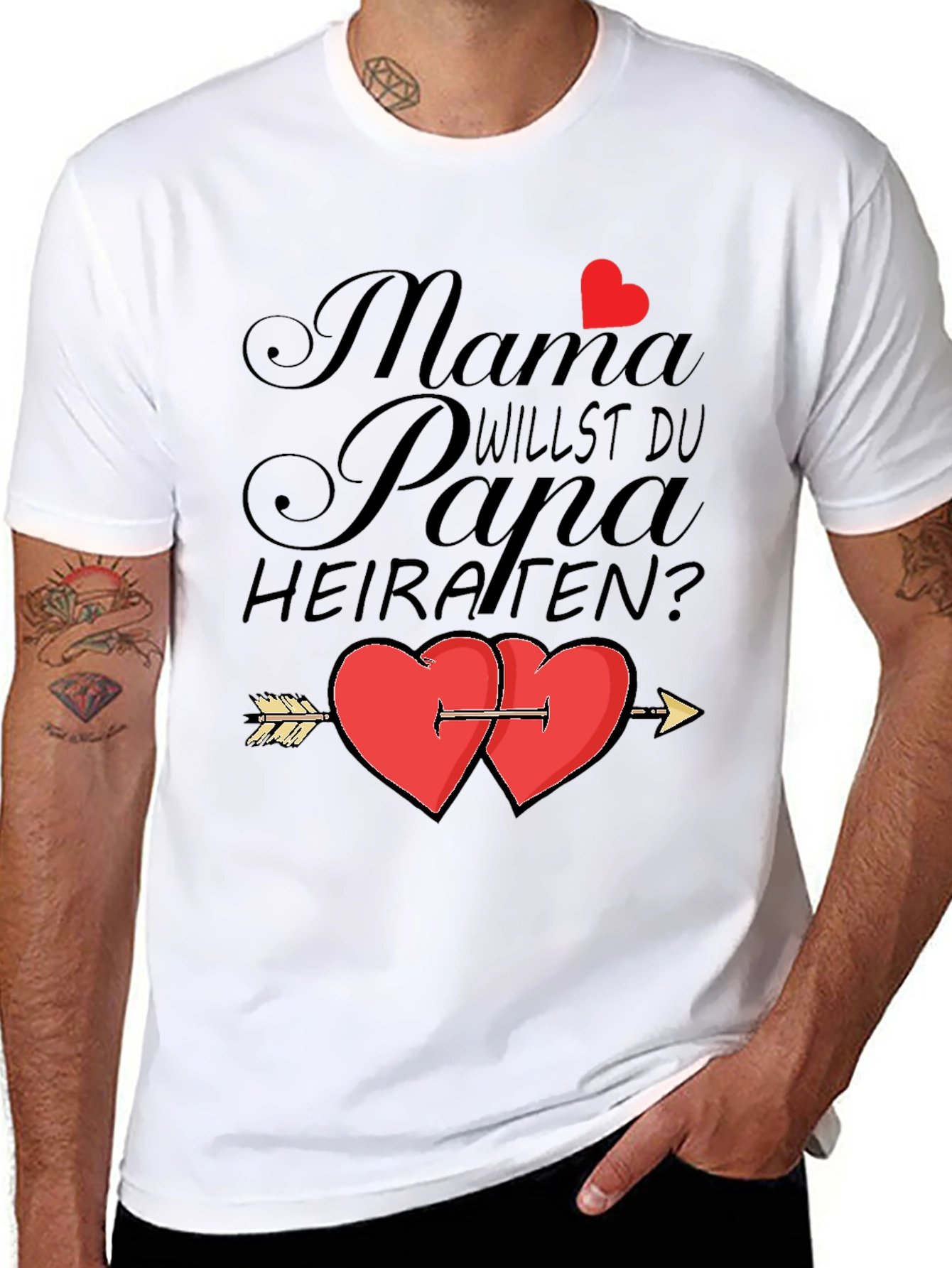 Mama Willst Du Papa Heiraten? T-Shirt
