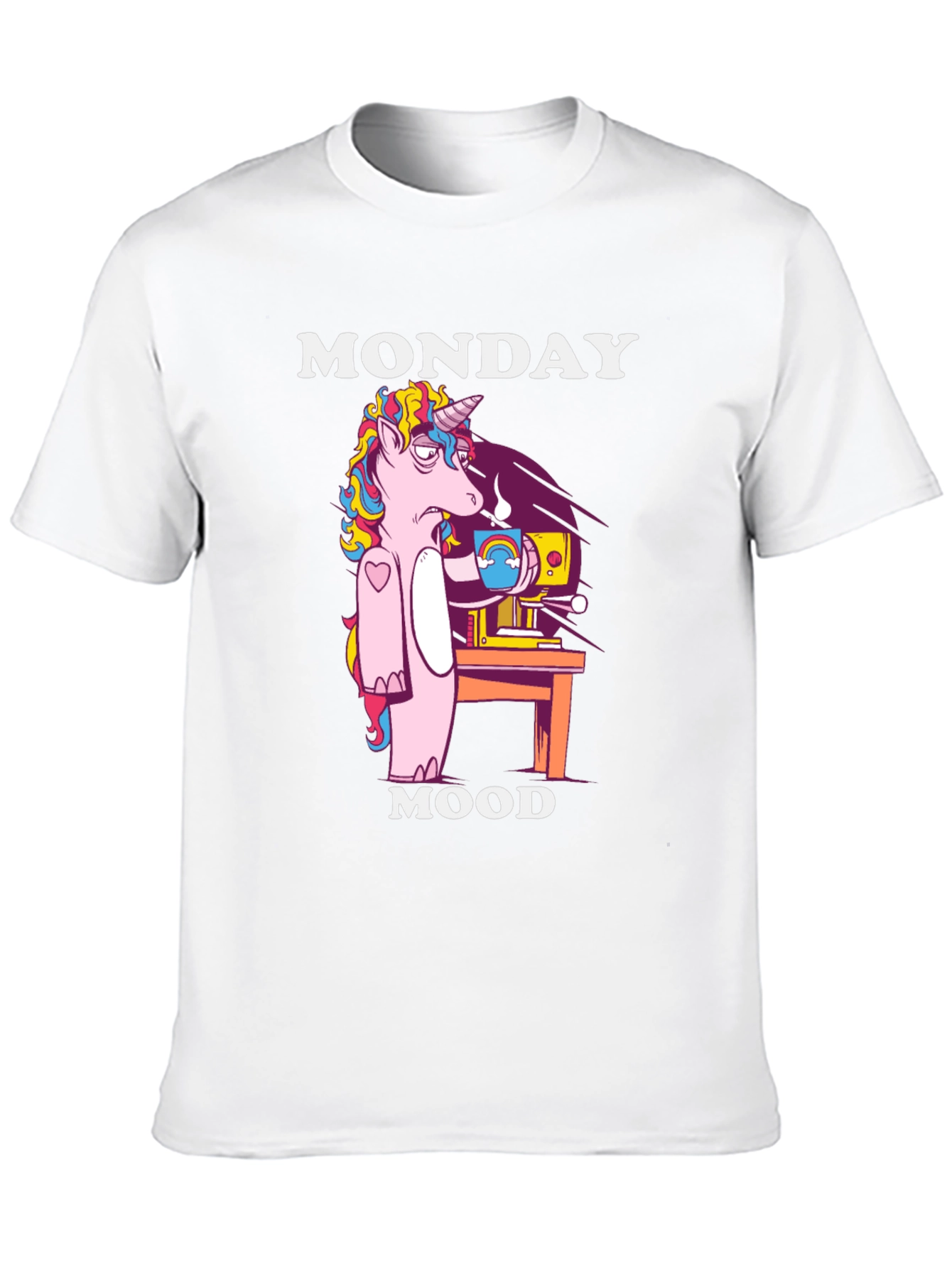 Monday Mood Unicorn Graphic Tee