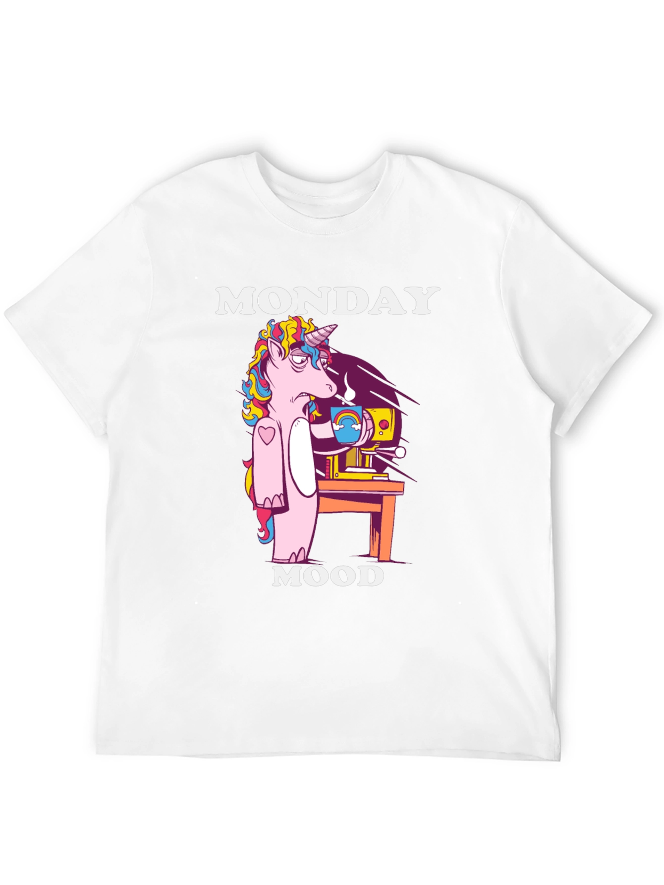 Monday Mood Unicorn Graphic Tee