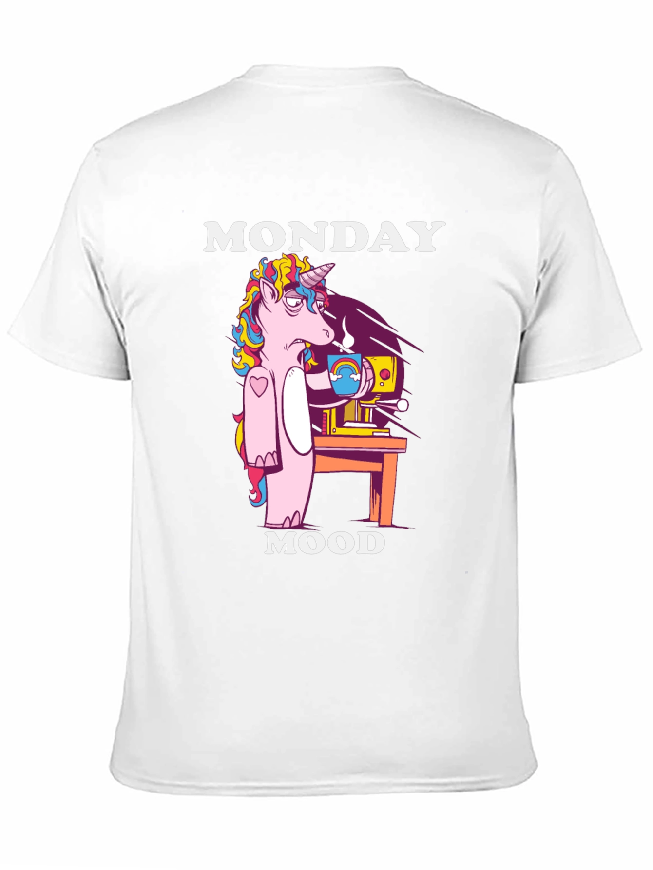 Monday Mood Unicorn Graphic Tee