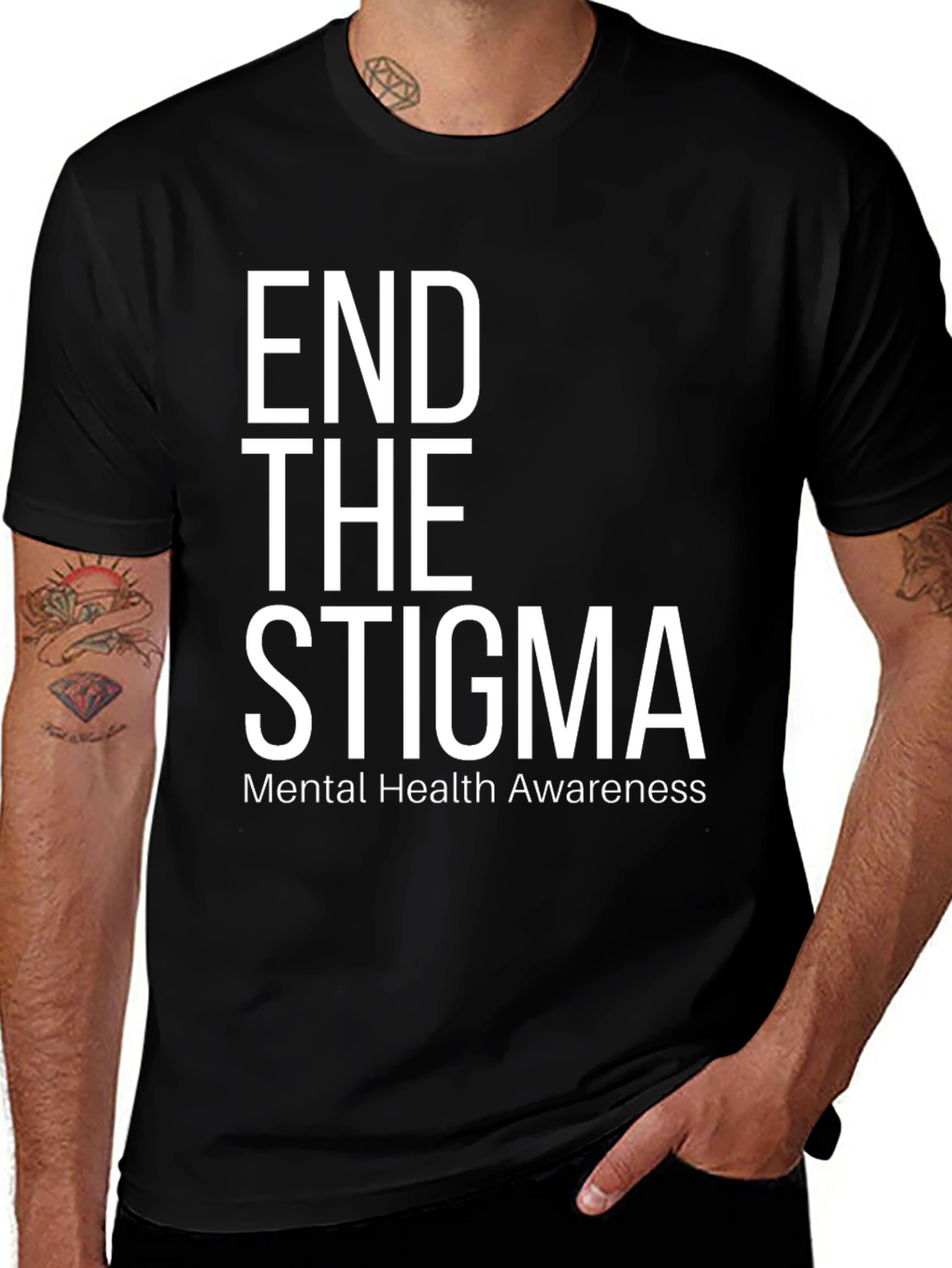 End the Stigma Mental Health Awareness T-Shirt