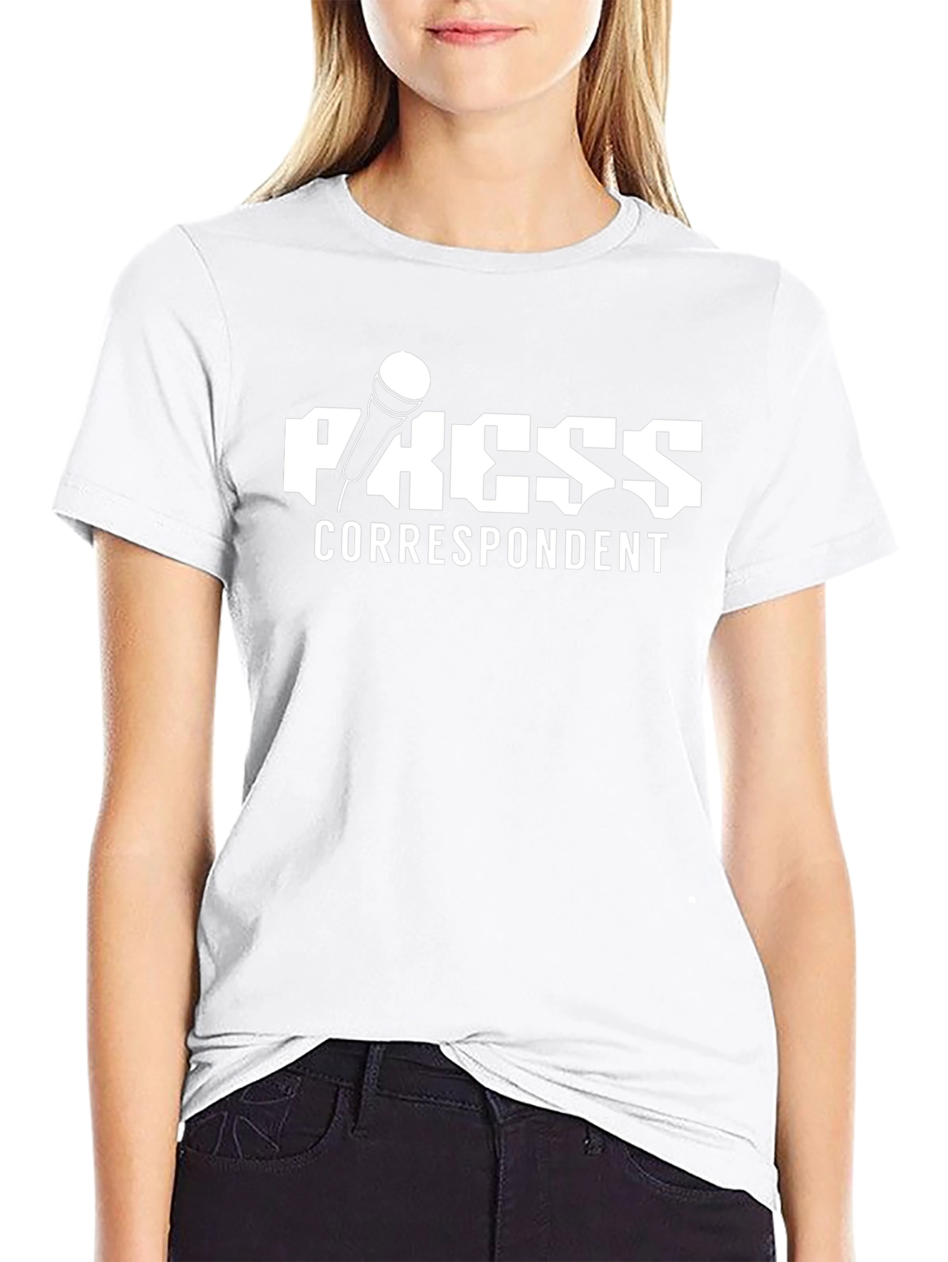 Press Correspondent Black T-Shirt
