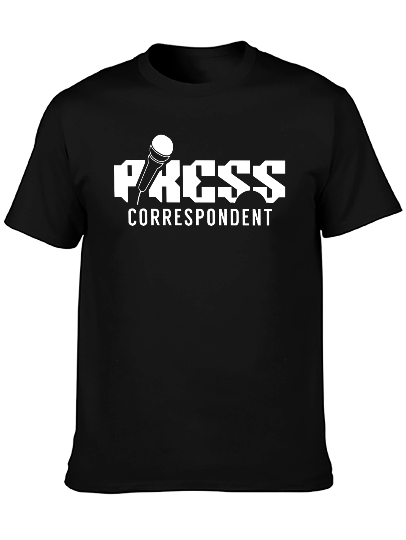 Press Correspondent Black T-Shirt