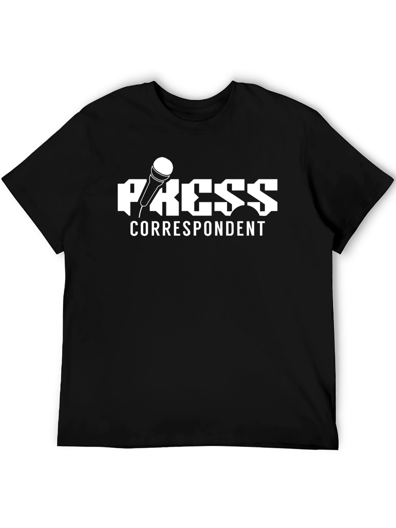Press Correspondent Black T-Shirt