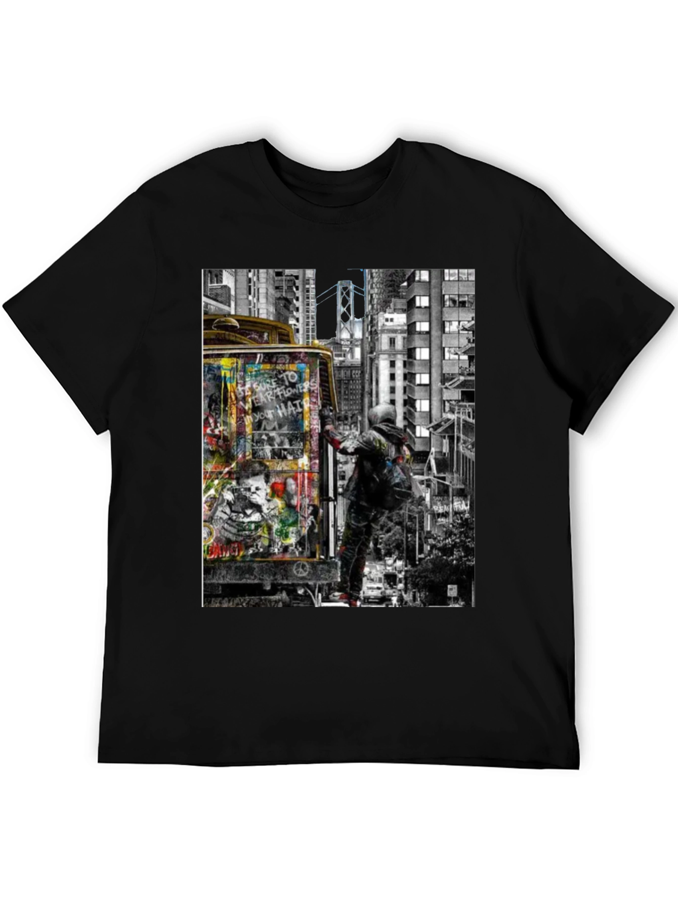 Urban Art Graphic Tee - Graffiti Artist T-Shirt