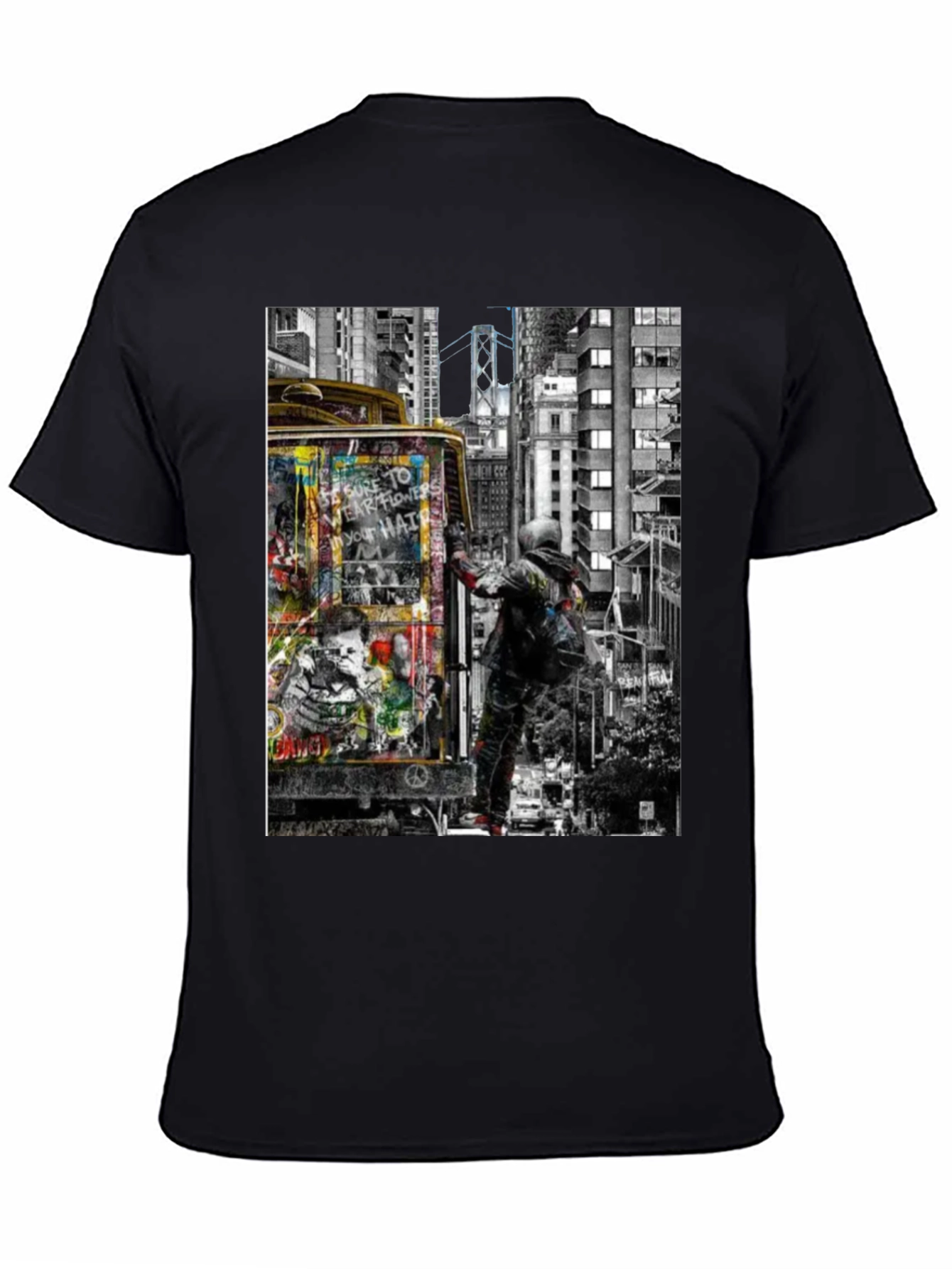 Urban Art Graphic Tee - Graffiti Artist T-Shirt