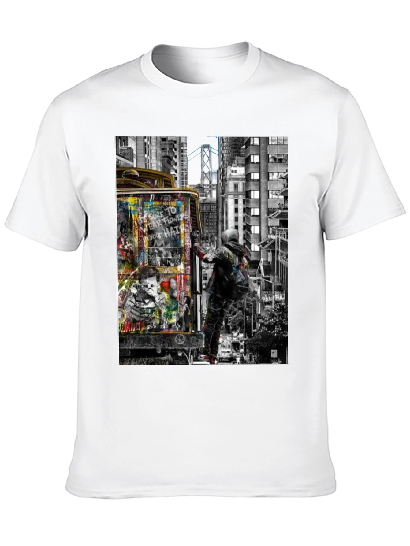 Urban Art Graphic Tee - Graffiti Artist T-Shirt
