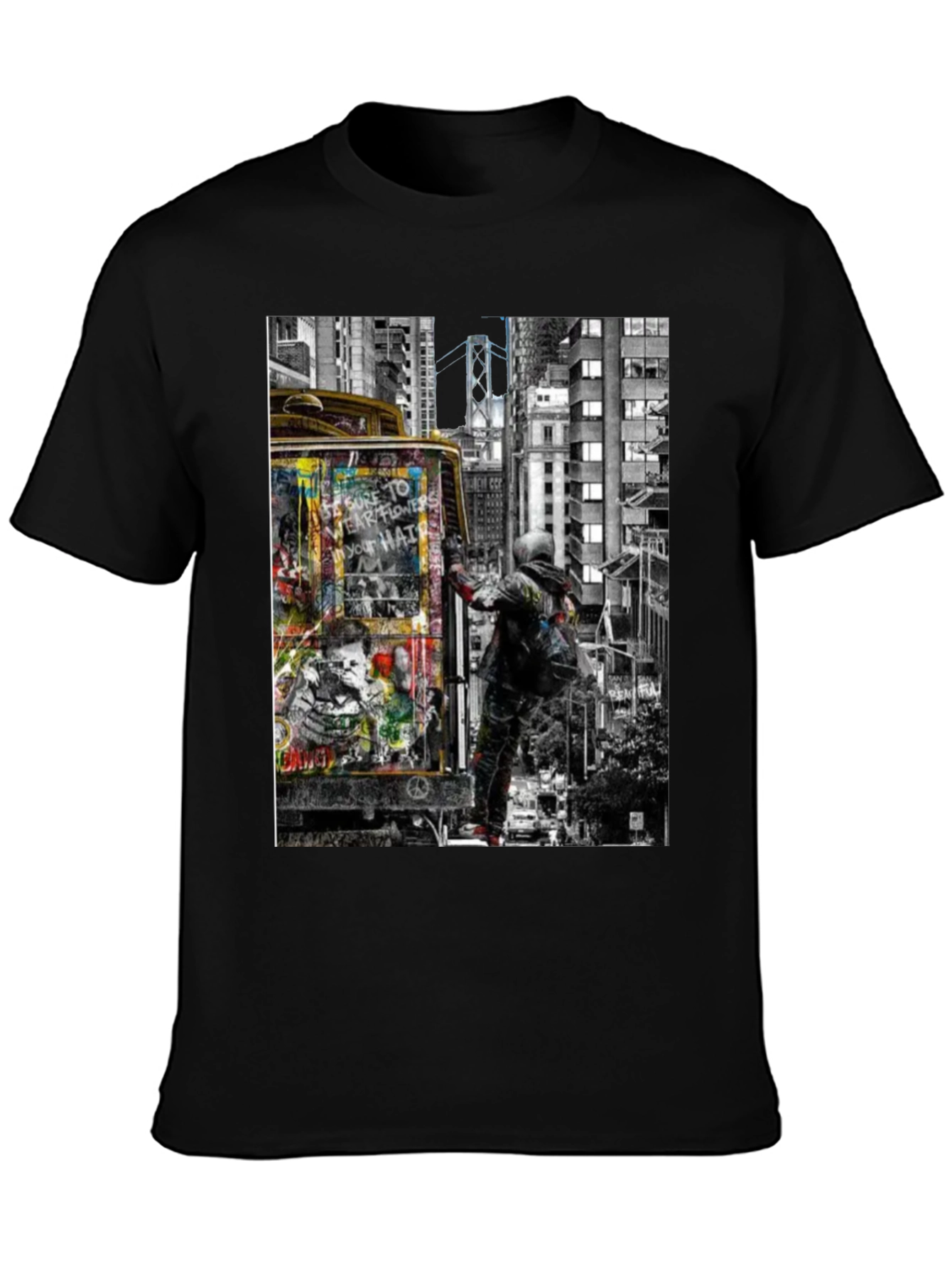 Urban Art Graphic Tee - Graffiti Artist T-Shirt