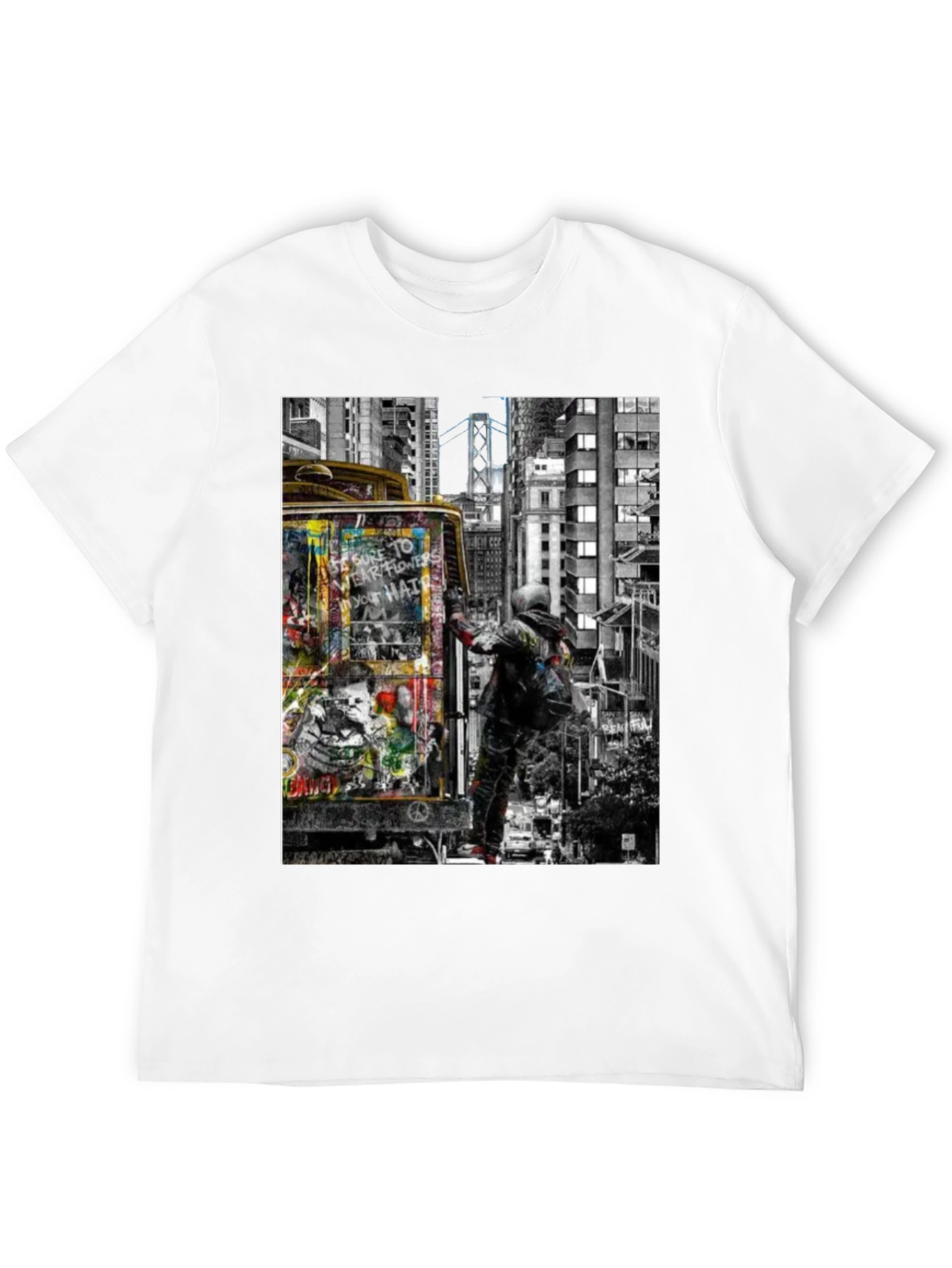 Urban Art Graphic Tee - Graffiti Artist T-Shirt