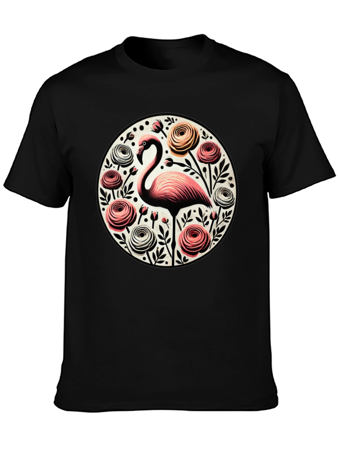 Flamingo Floral Graphic Tee