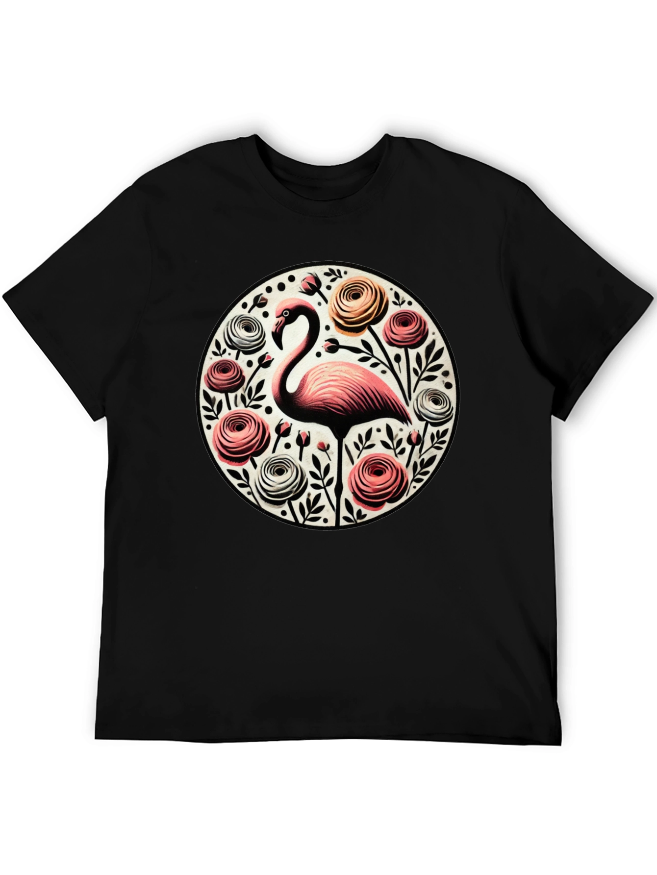 Flamingo Floral Graphic Tee