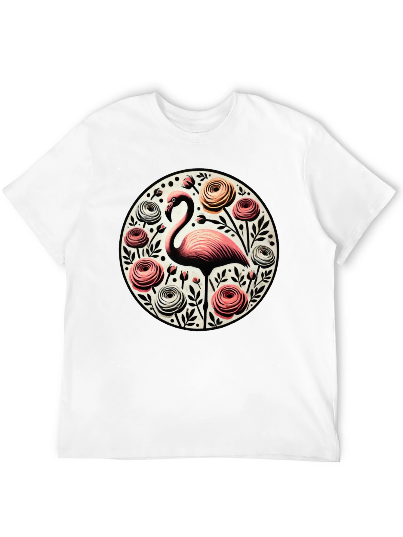 Flamingo Floral Graphic Tee