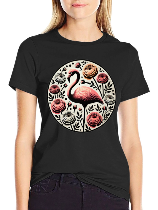 Flamingo Floral Graphic Tee