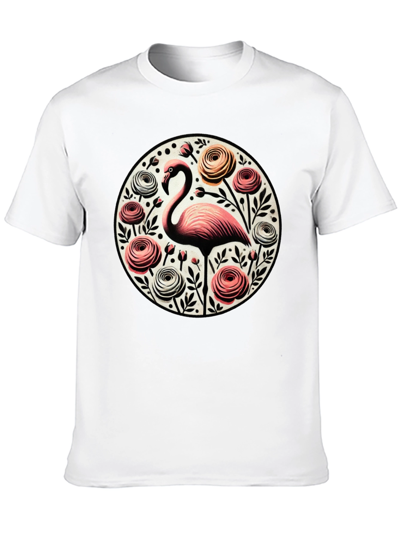Flamingo Floral Graphic Tee