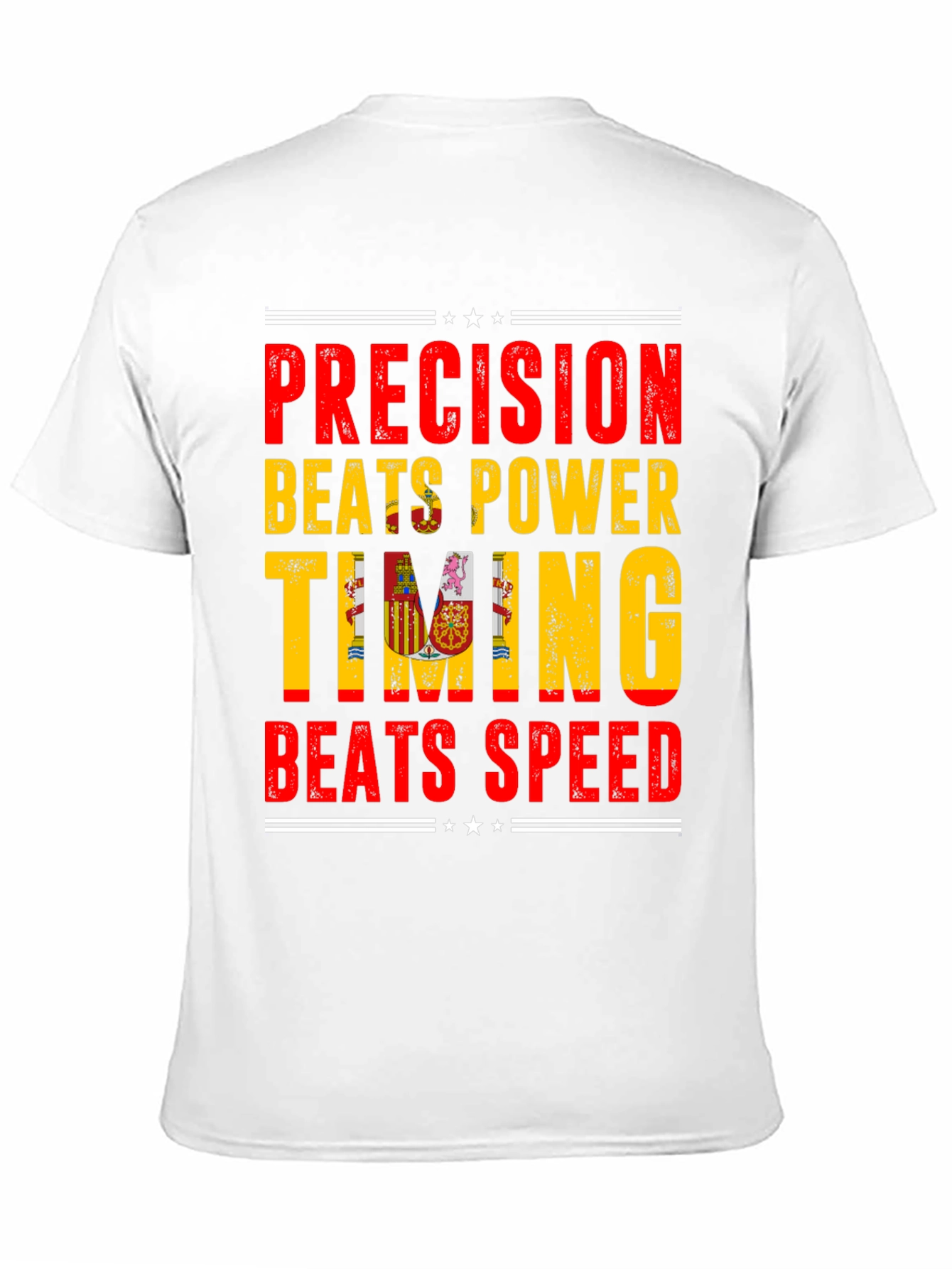 Precision Beats Power Timing Graphic Tee