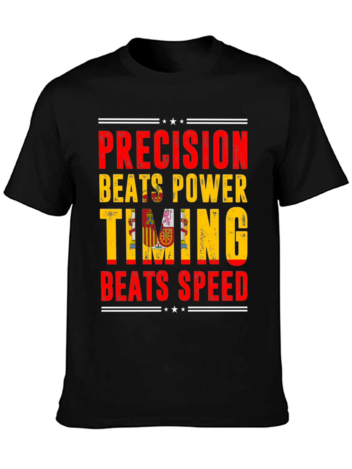 Precision Beats Power Timing Graphic Tee