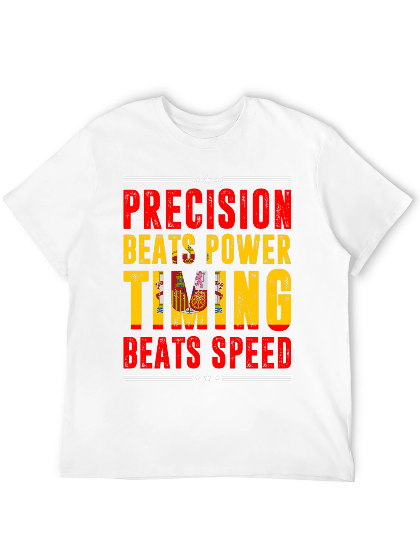 Precision Beats Power Timing Graphic Tee