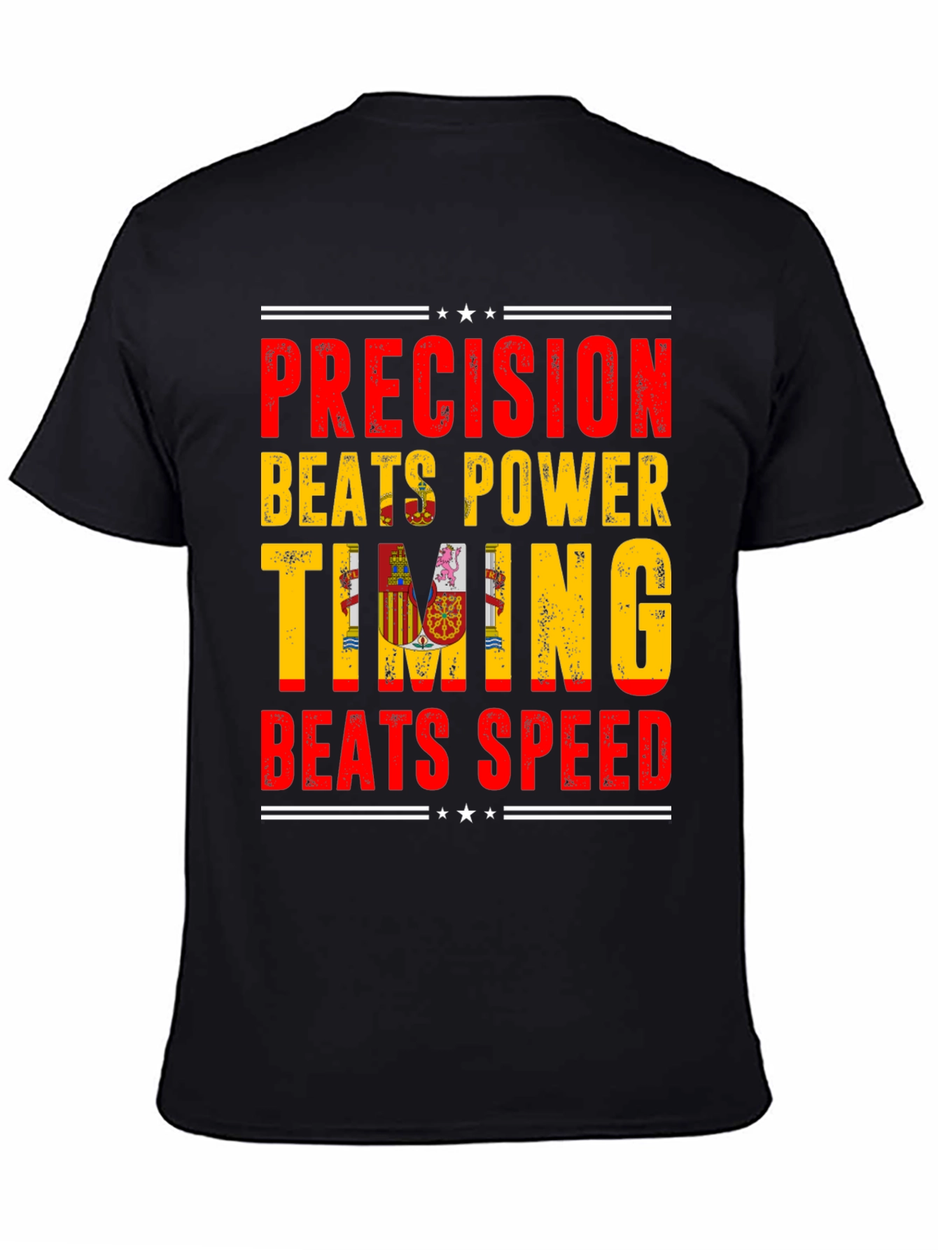 Precision Beats Power Timing Graphic Tee