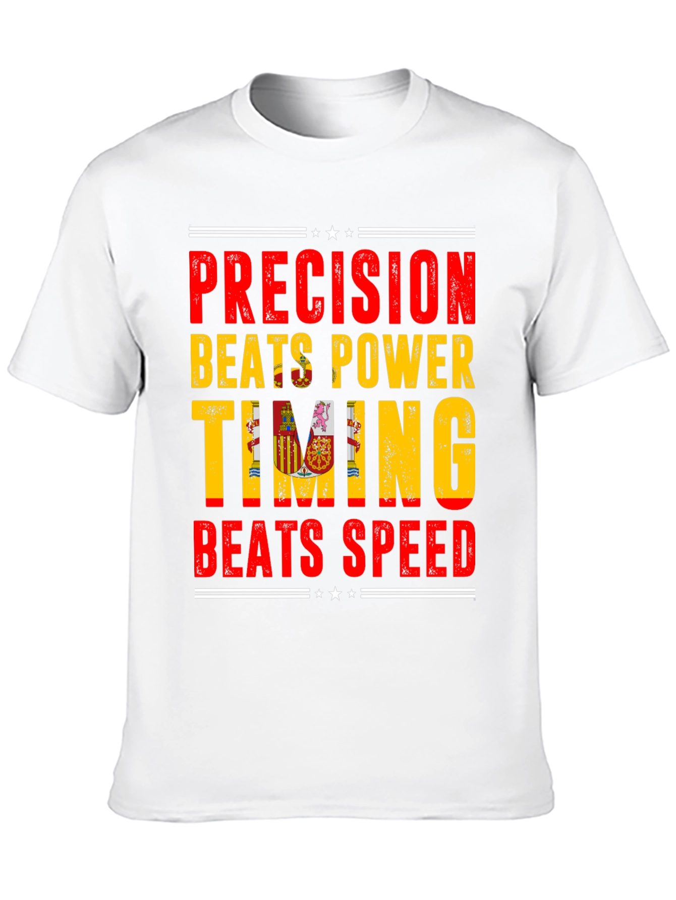 Precision Beats Power Timing Graphic Tee