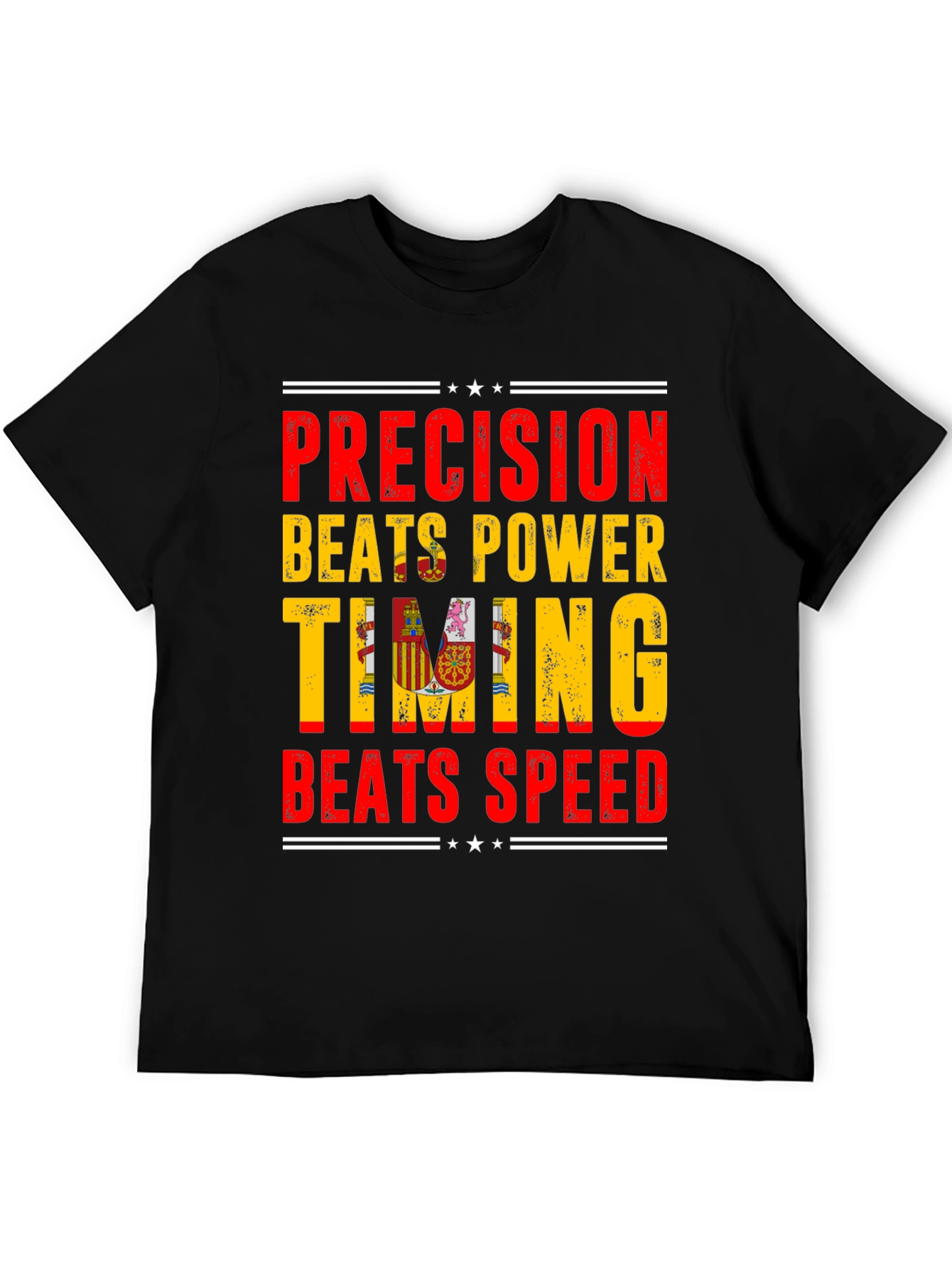 Precision Beats Power Timing Graphic Tee