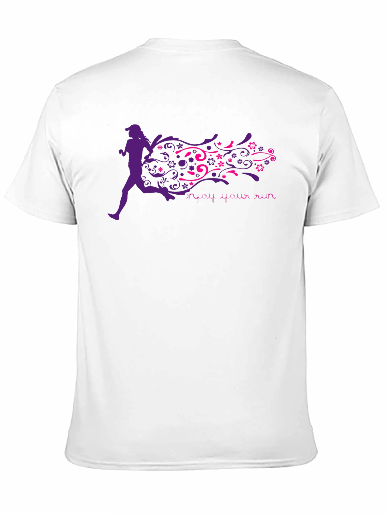 Enjoy Your Run Graphic Tee - Black