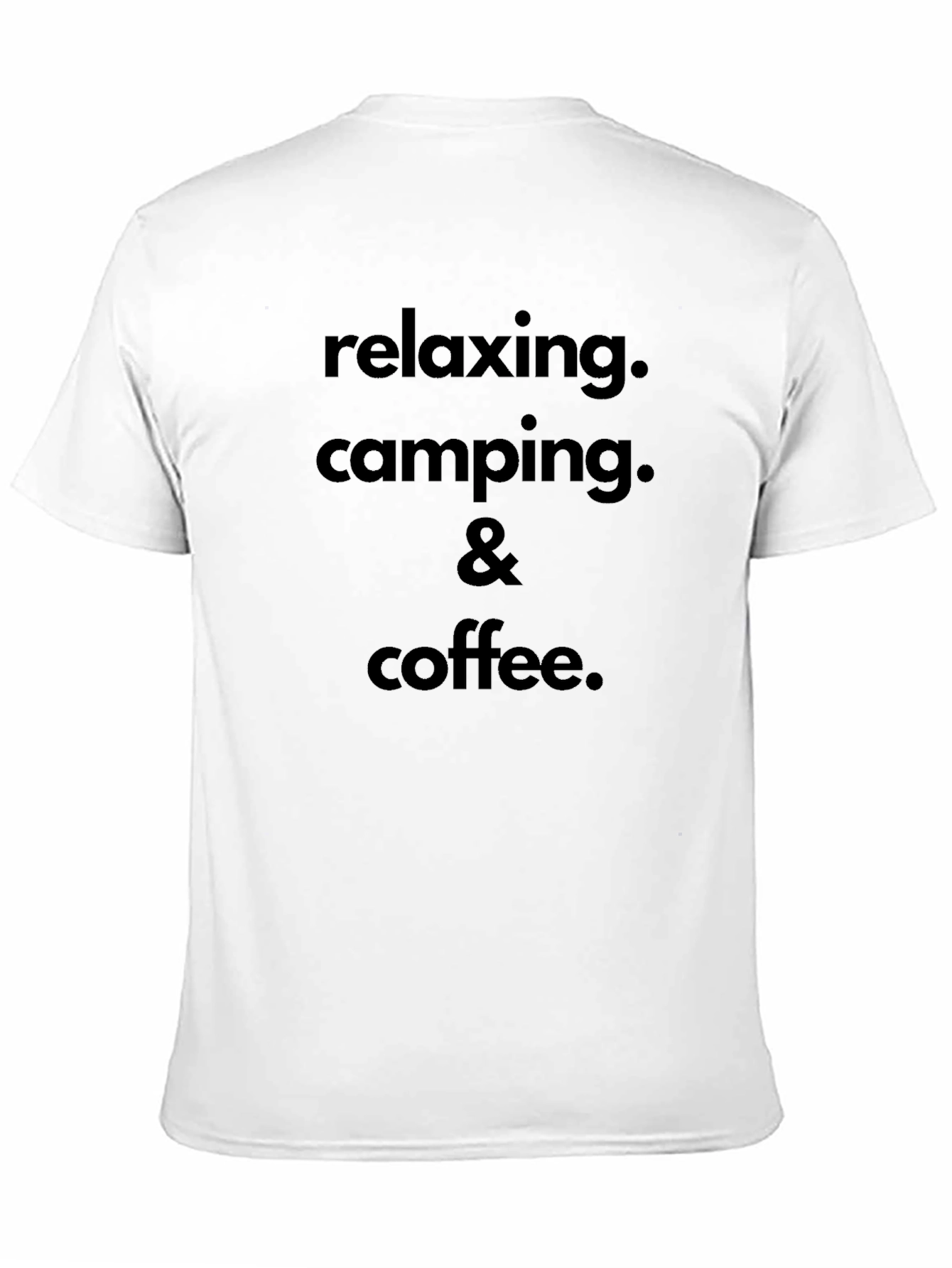 Relaxing Camping & Coffee Graphic T-Shirt