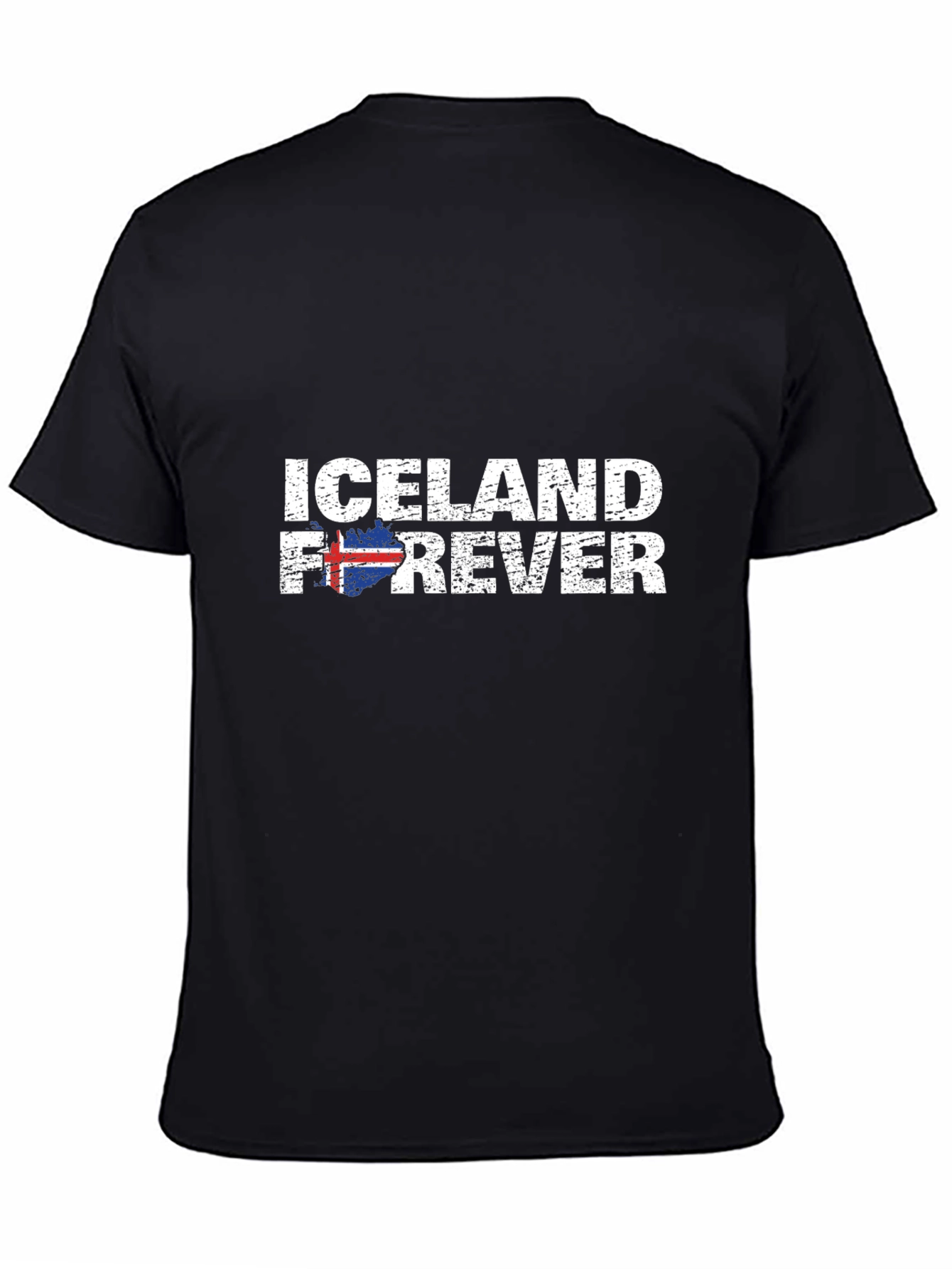 Iceland Forever Black Graphic T-Shirt