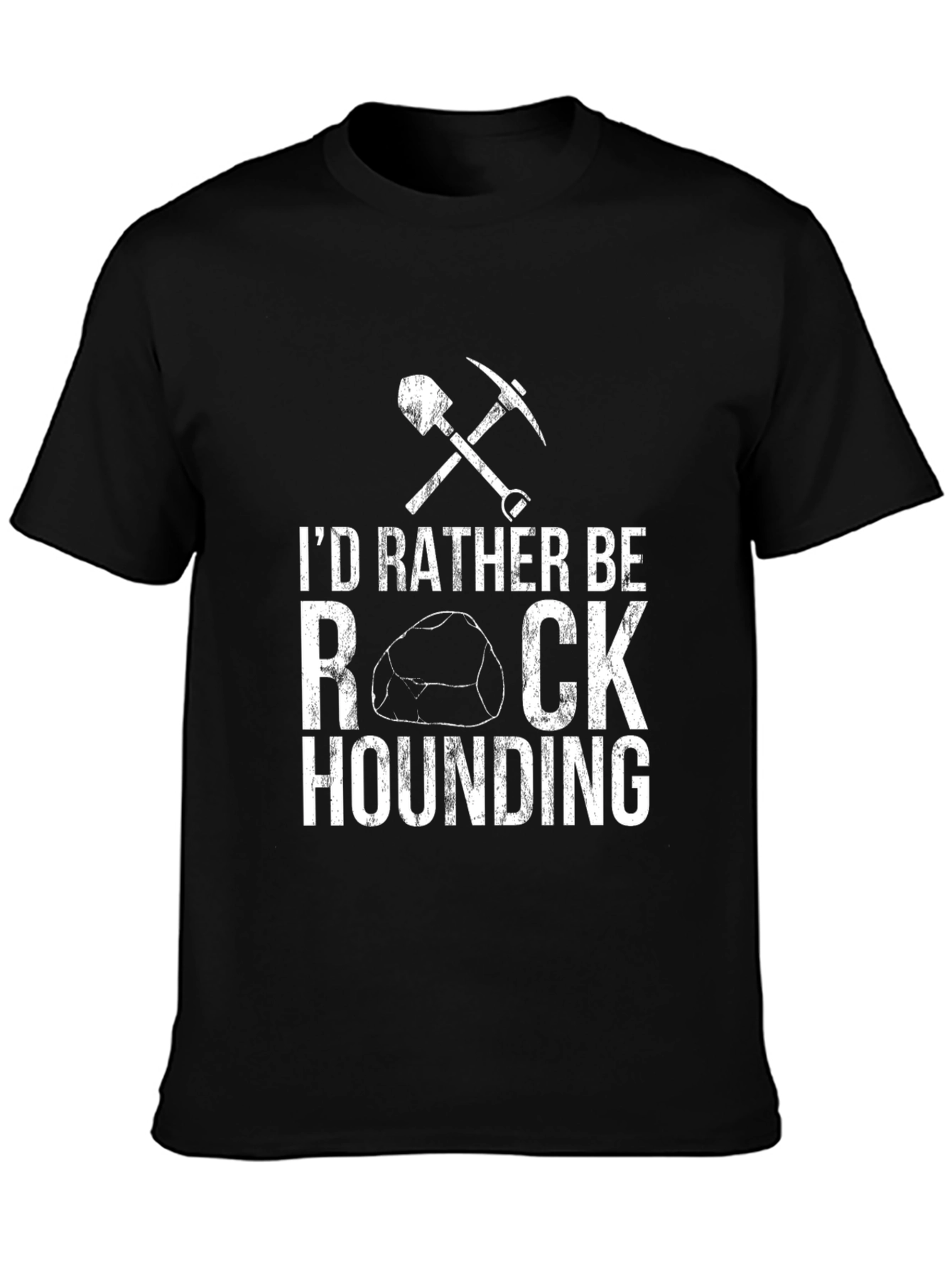 Rock Hounding T-Shirt - Black Graphic Tee