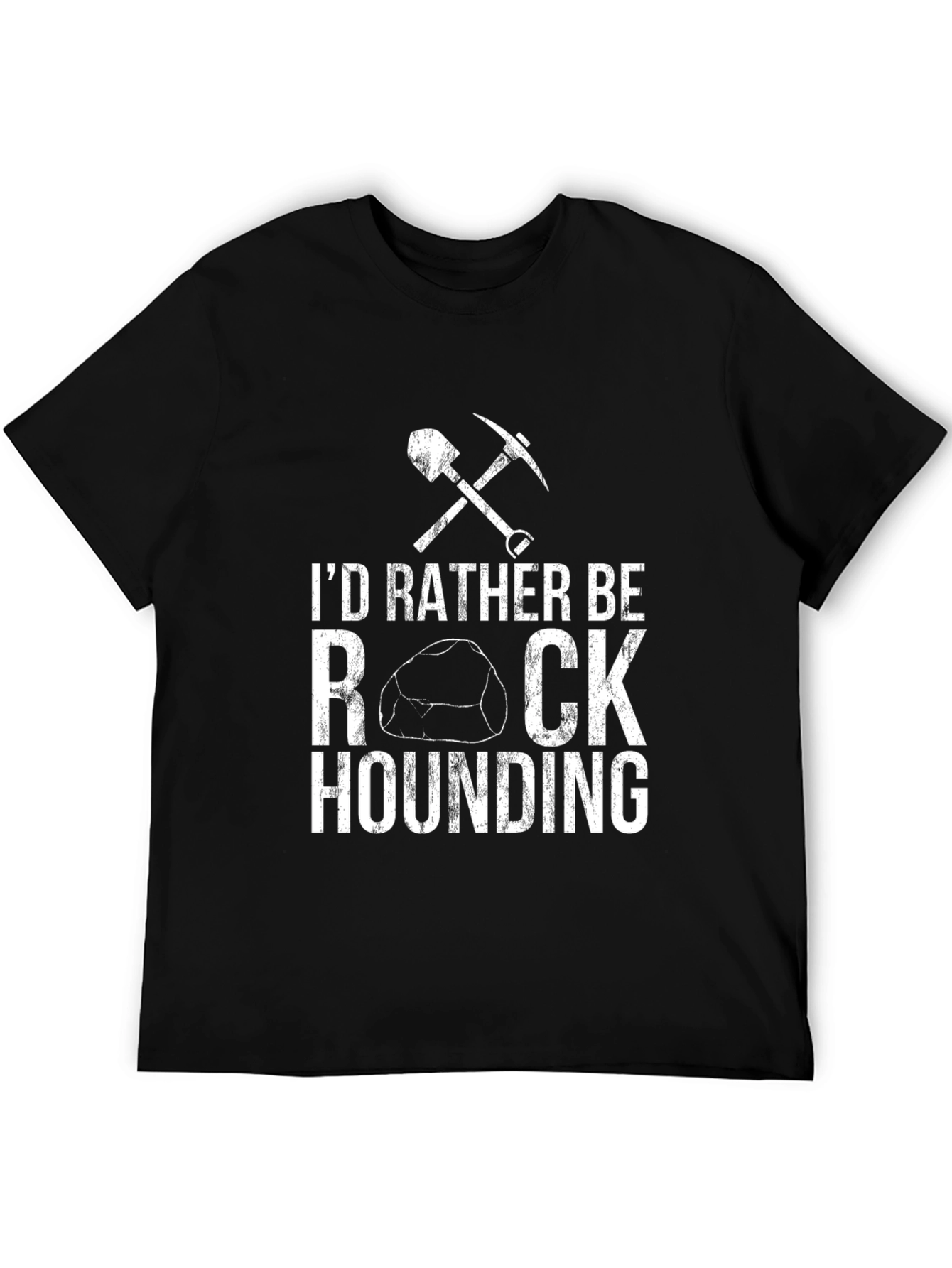 Rock Hounding T-Shirt - Black Graphic Tee