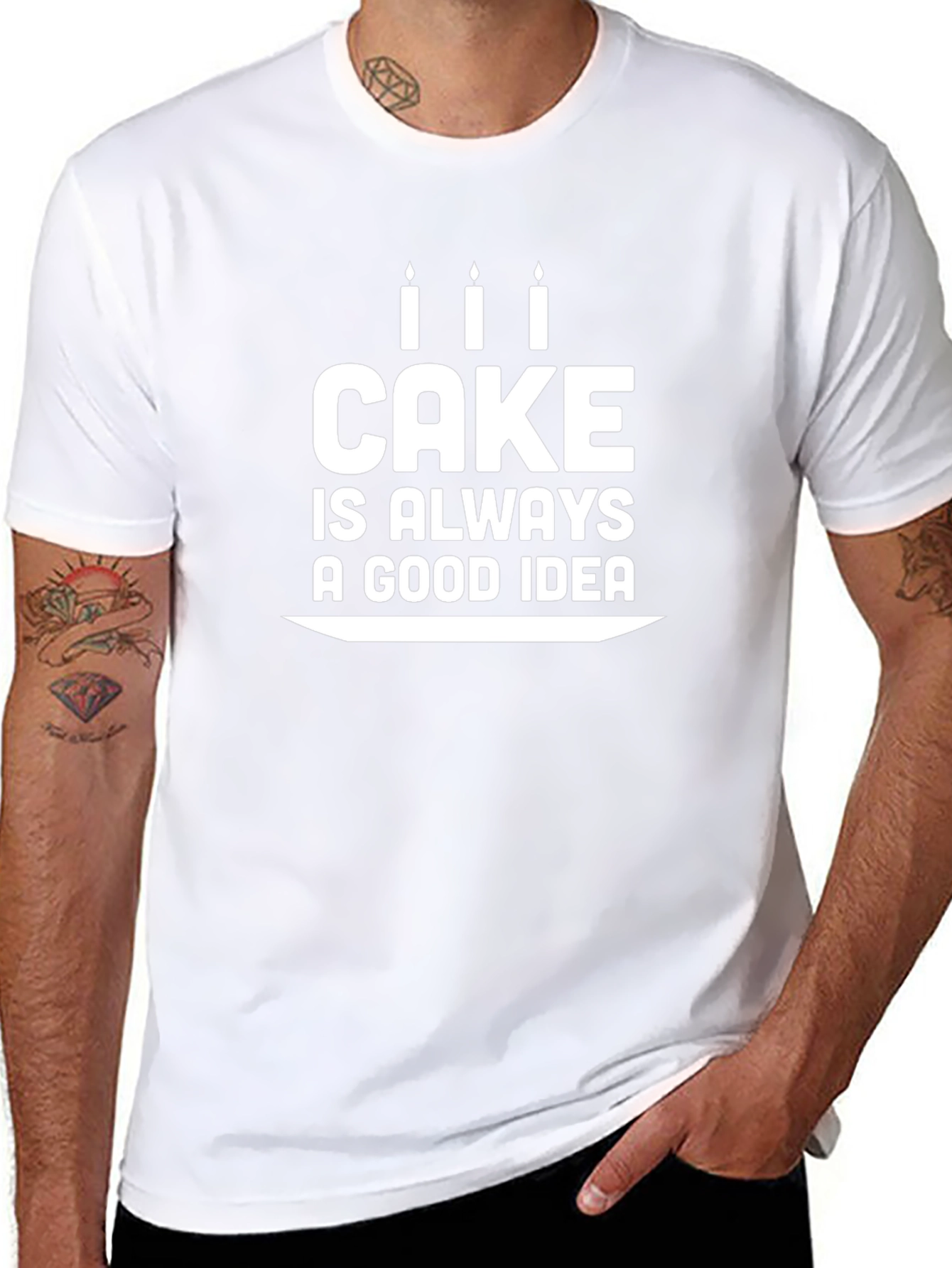 Cake is Always a Good Idea Graphic T-Shirt