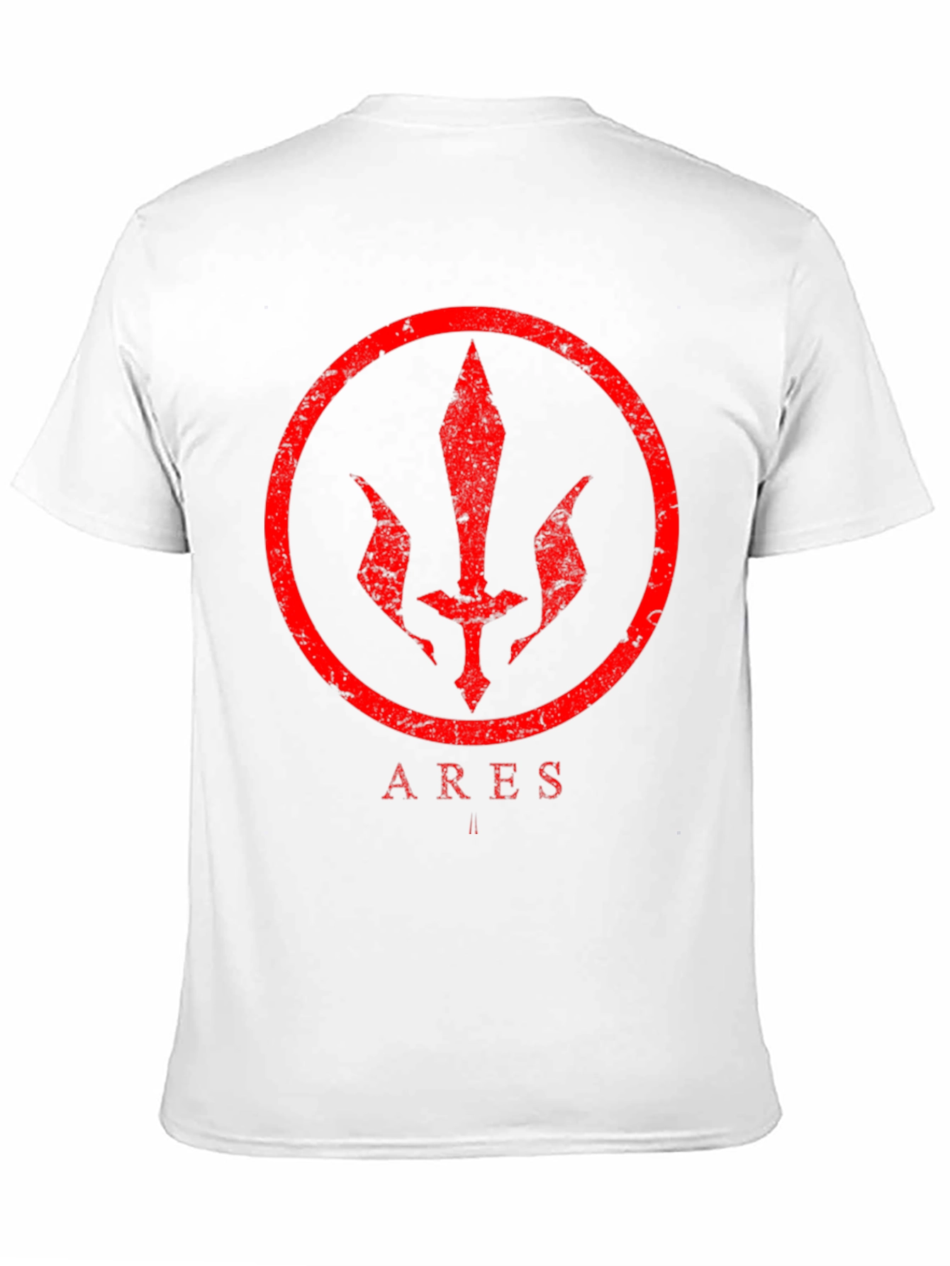 ARES Graphic Print Black T-Shirt