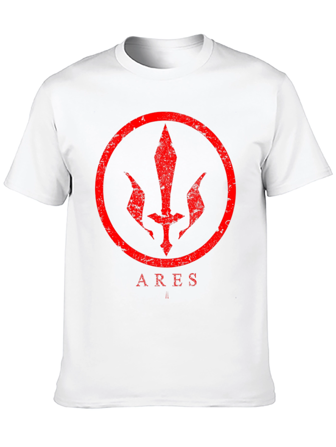 ARES Graphic Print Black T-Shirt