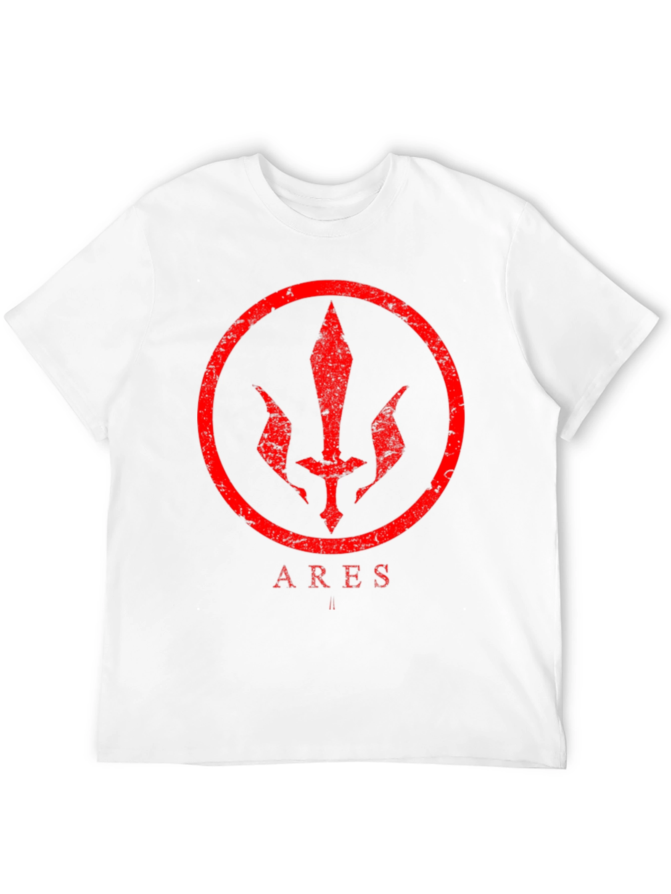 ARES Graphic Print Black T-Shirt