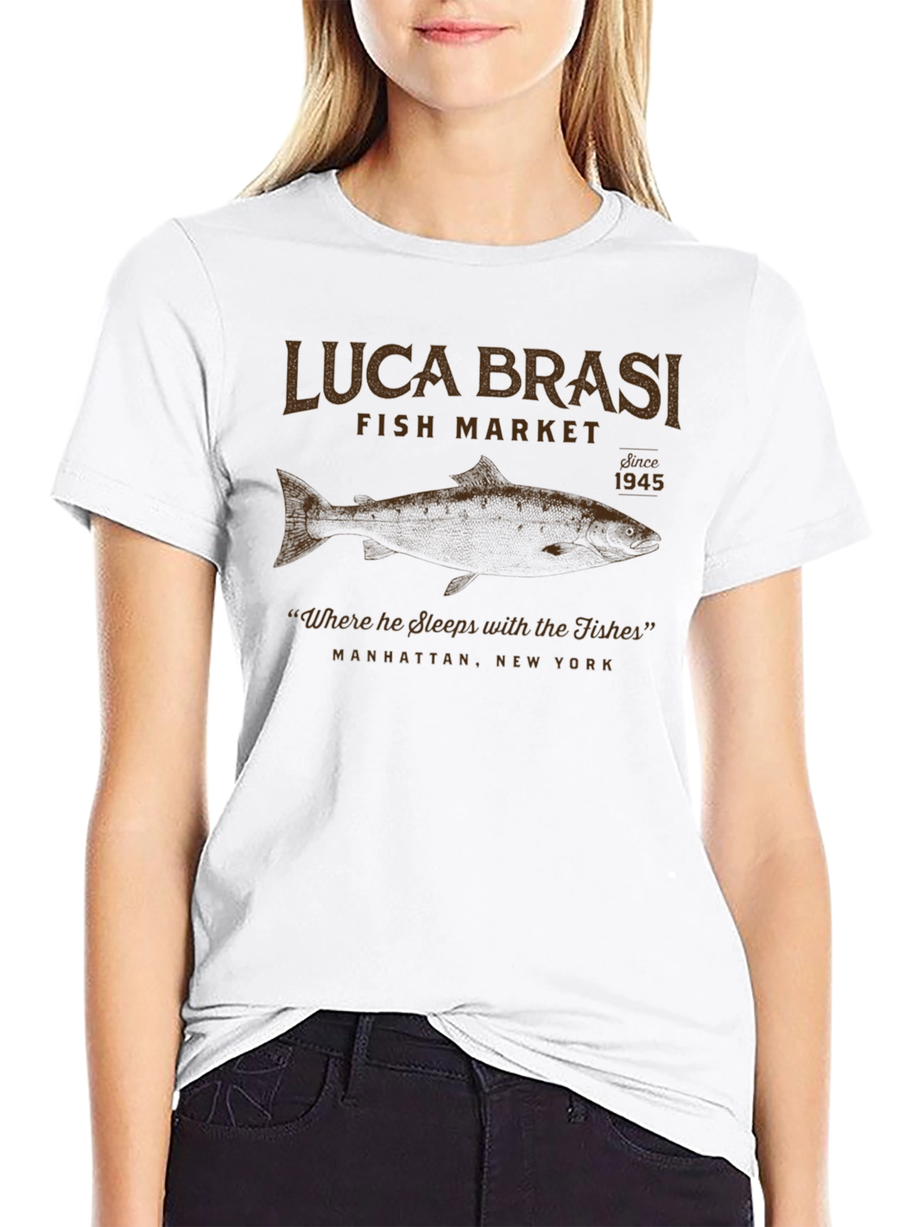 Luca Brasi Fish Market T-Shirt