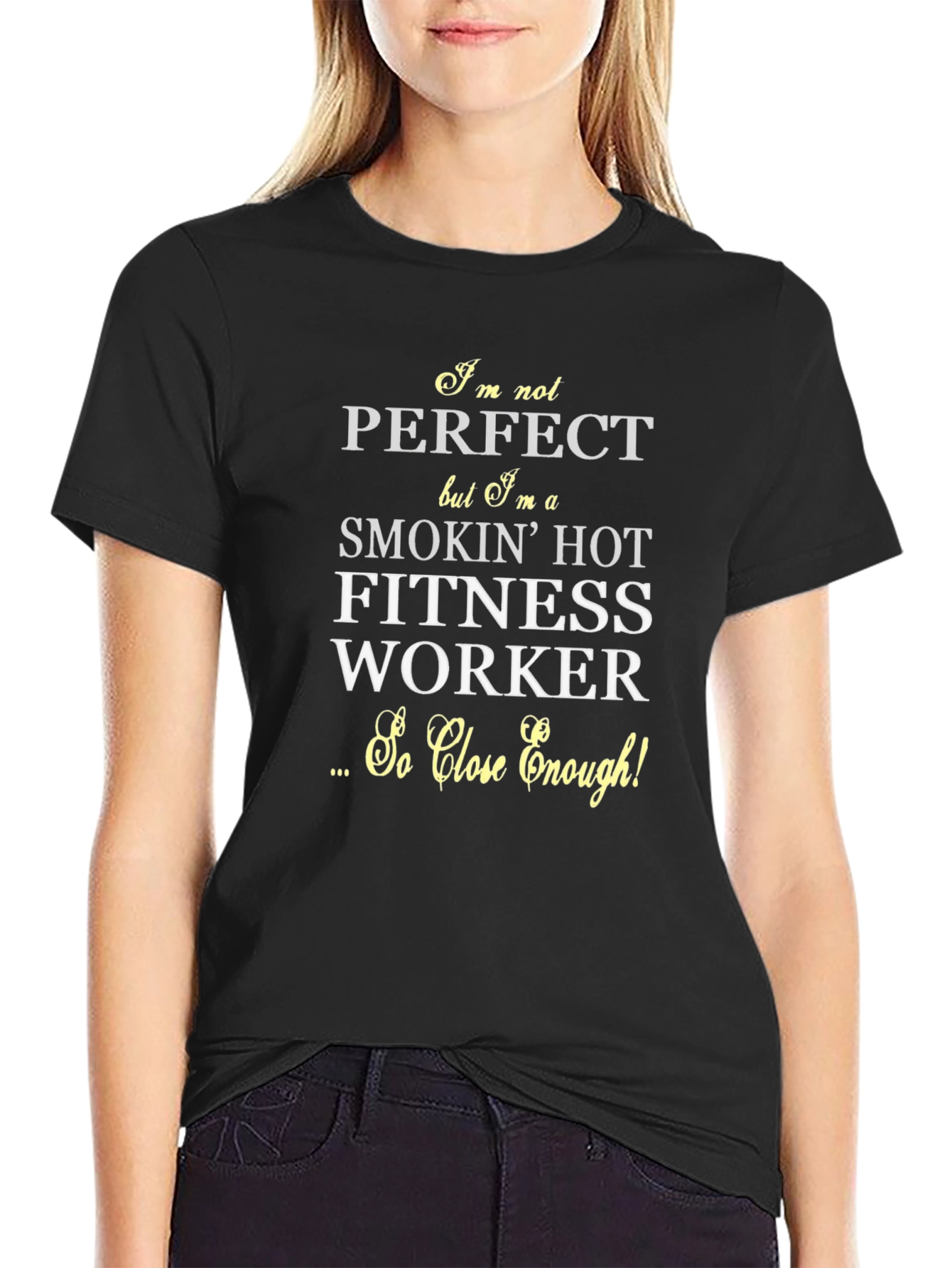 Smokin Hot Fitness Worker Graphic T-Shirt