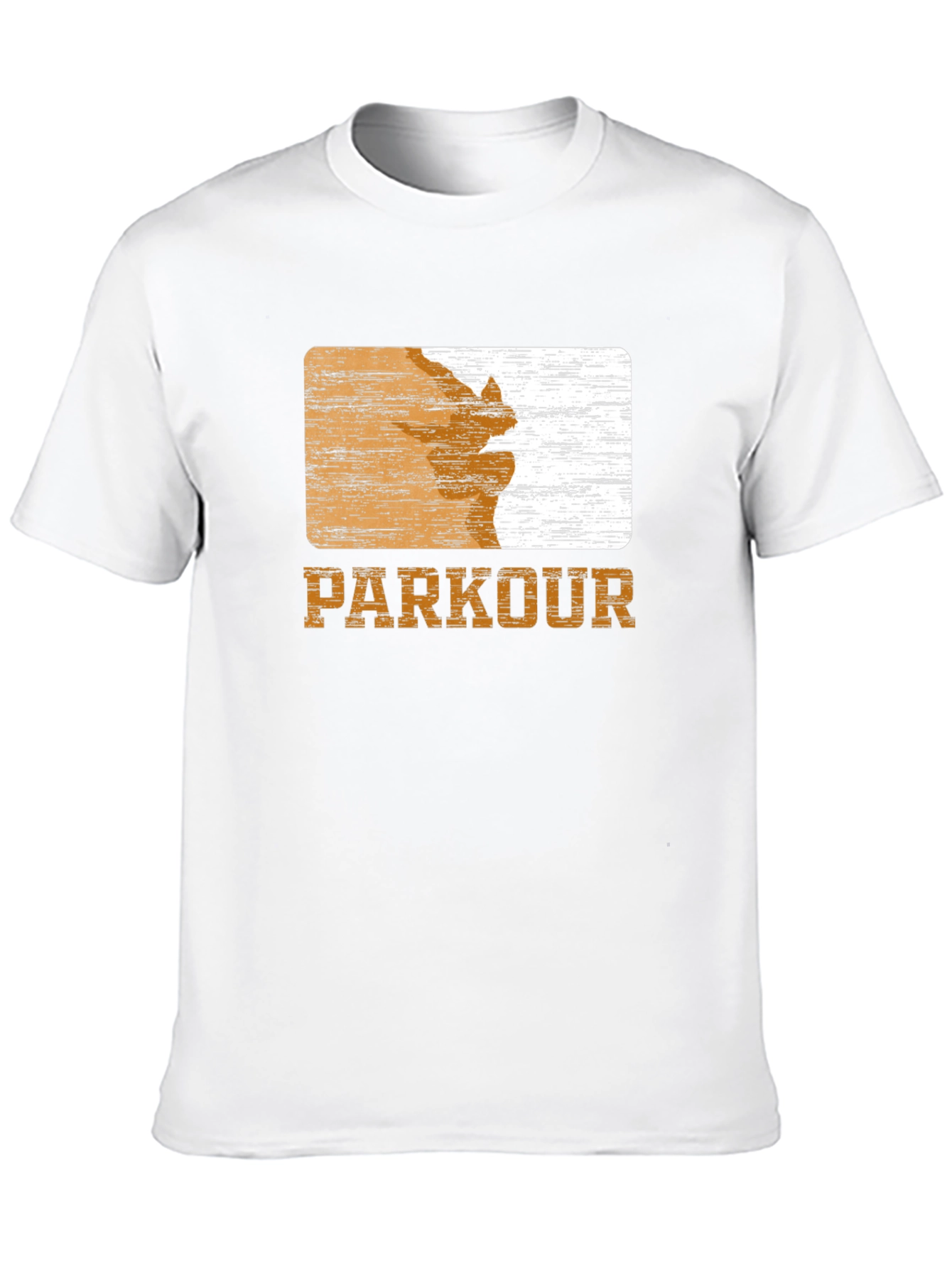 Parkour Graphic Print Tee - Urban Style