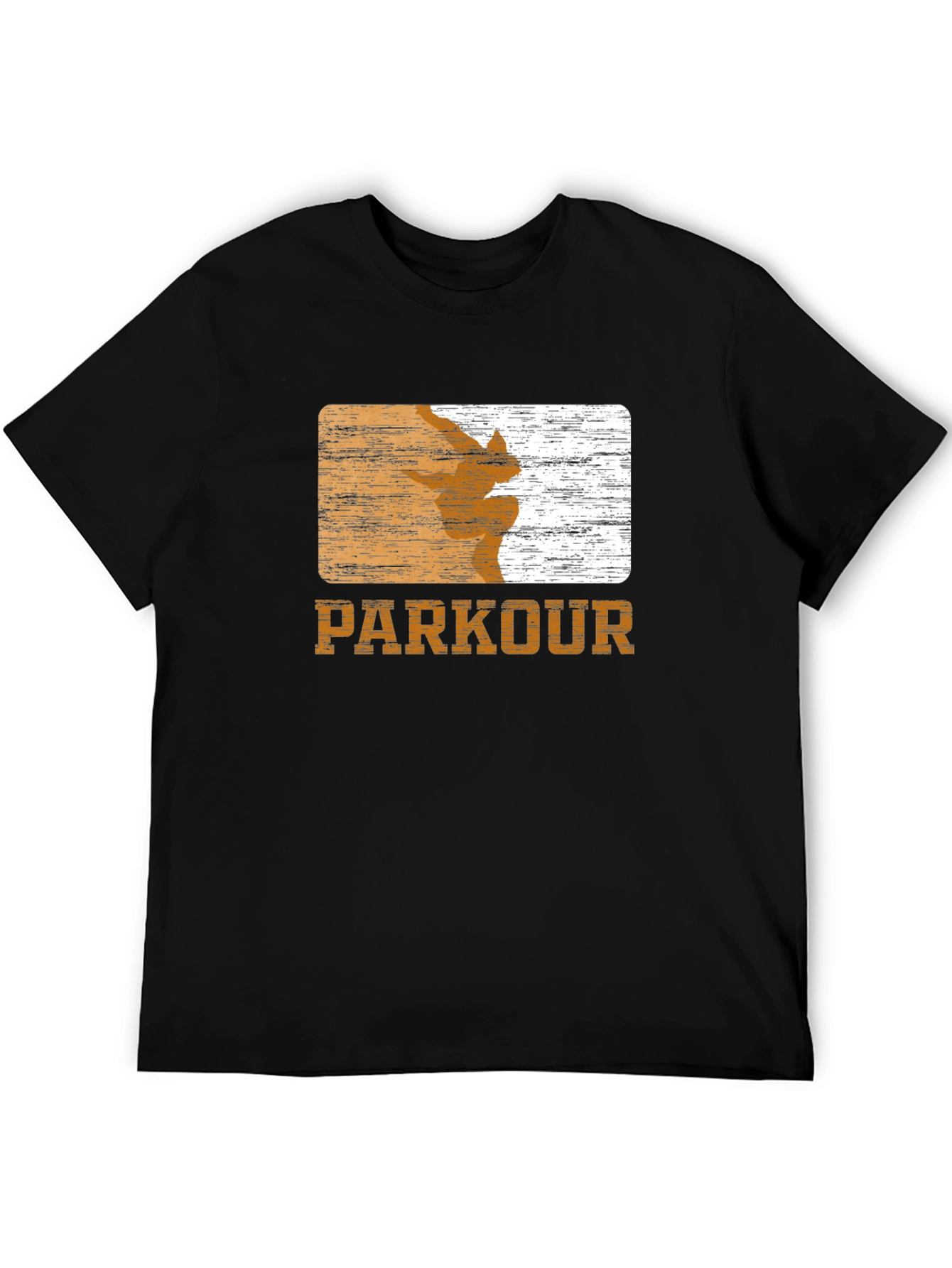 Parkour Graphic Print Tee - Urban Style