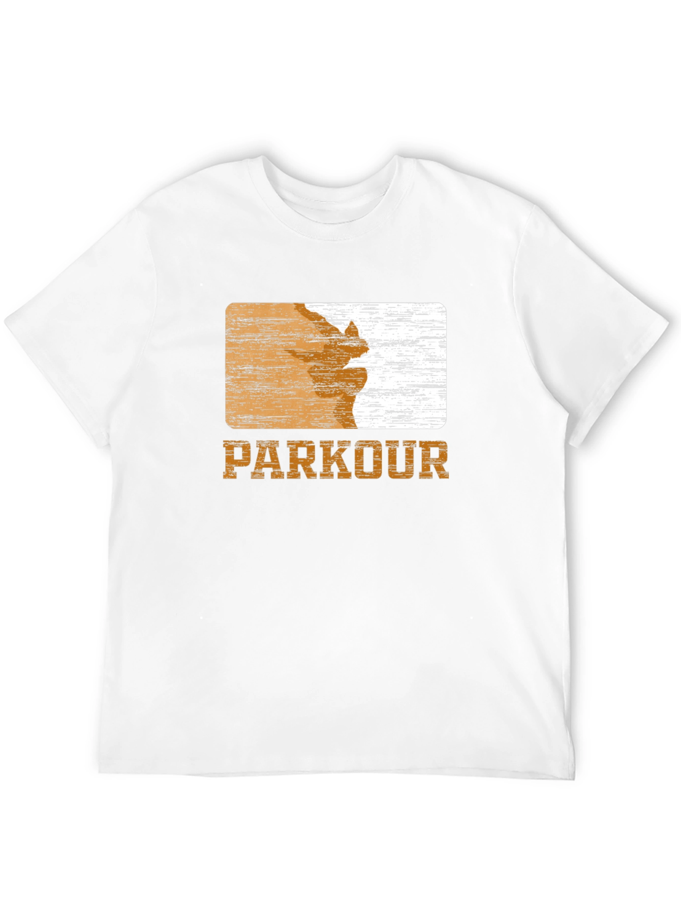 Parkour Graphic Print Tee - Urban Style