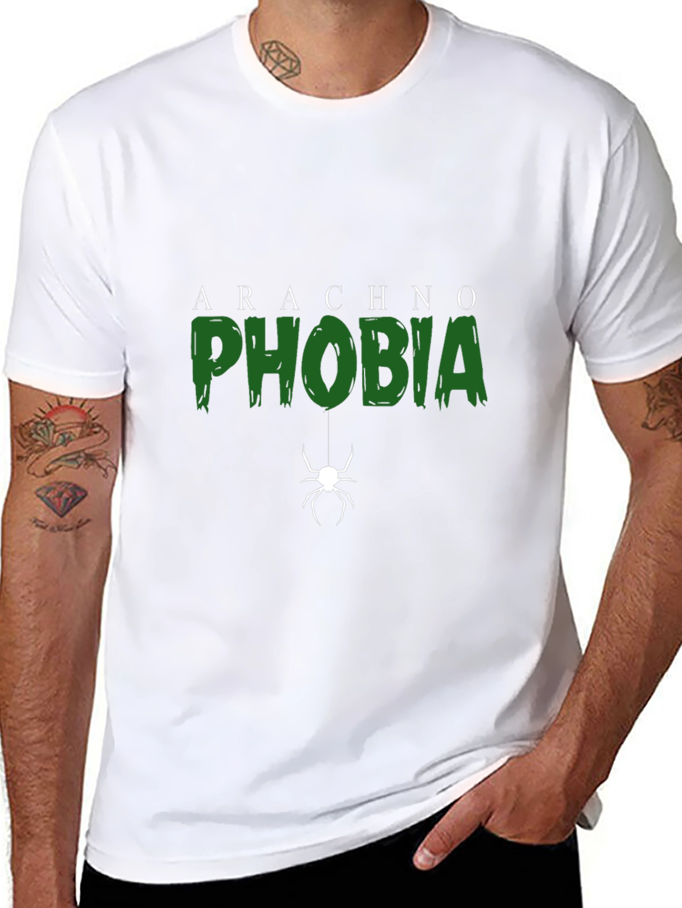Arachnophobia T-Shirt - Scary Spider Design