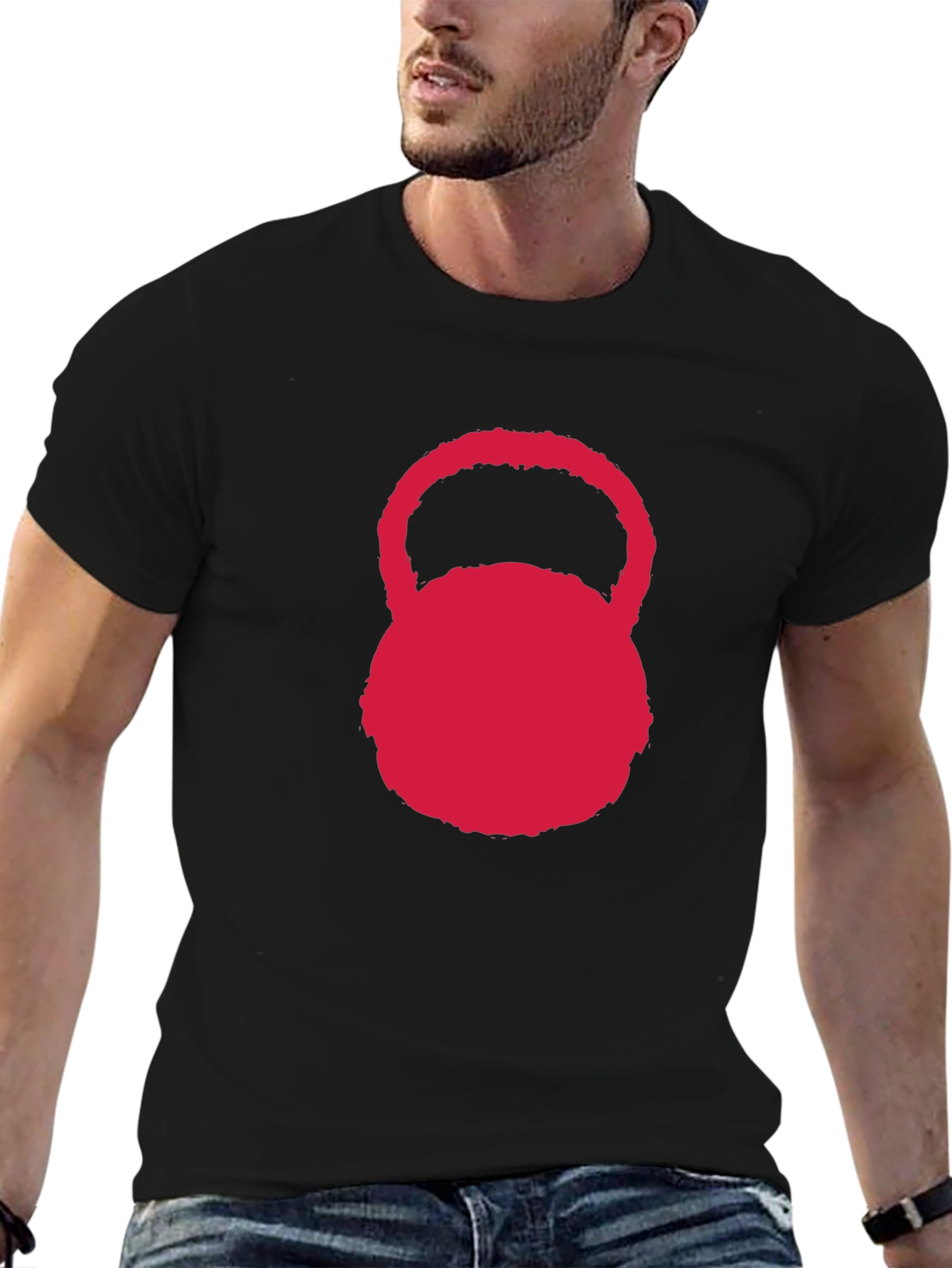 Kettlebell Graphic Tee - Black