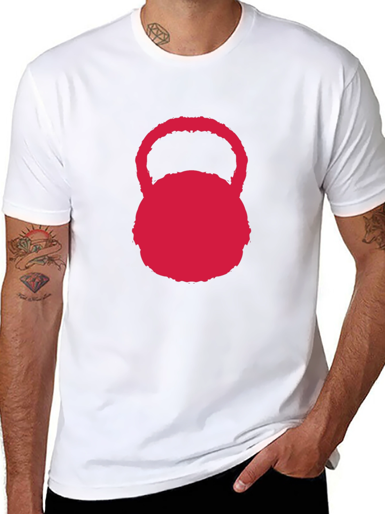 Kettlebell Graphic Tee - Black