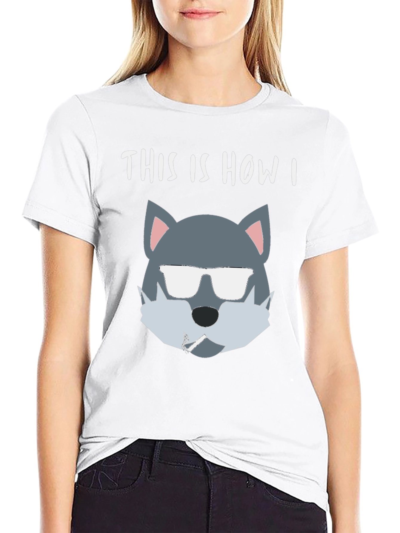 Cool Wolf T-Shirt - This Is How I Roll