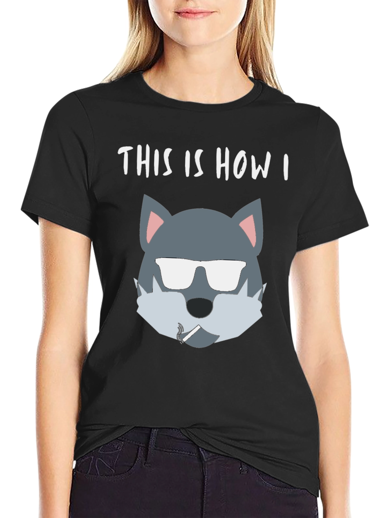 Cool Wolf T-Shirt - This Is How I Roll