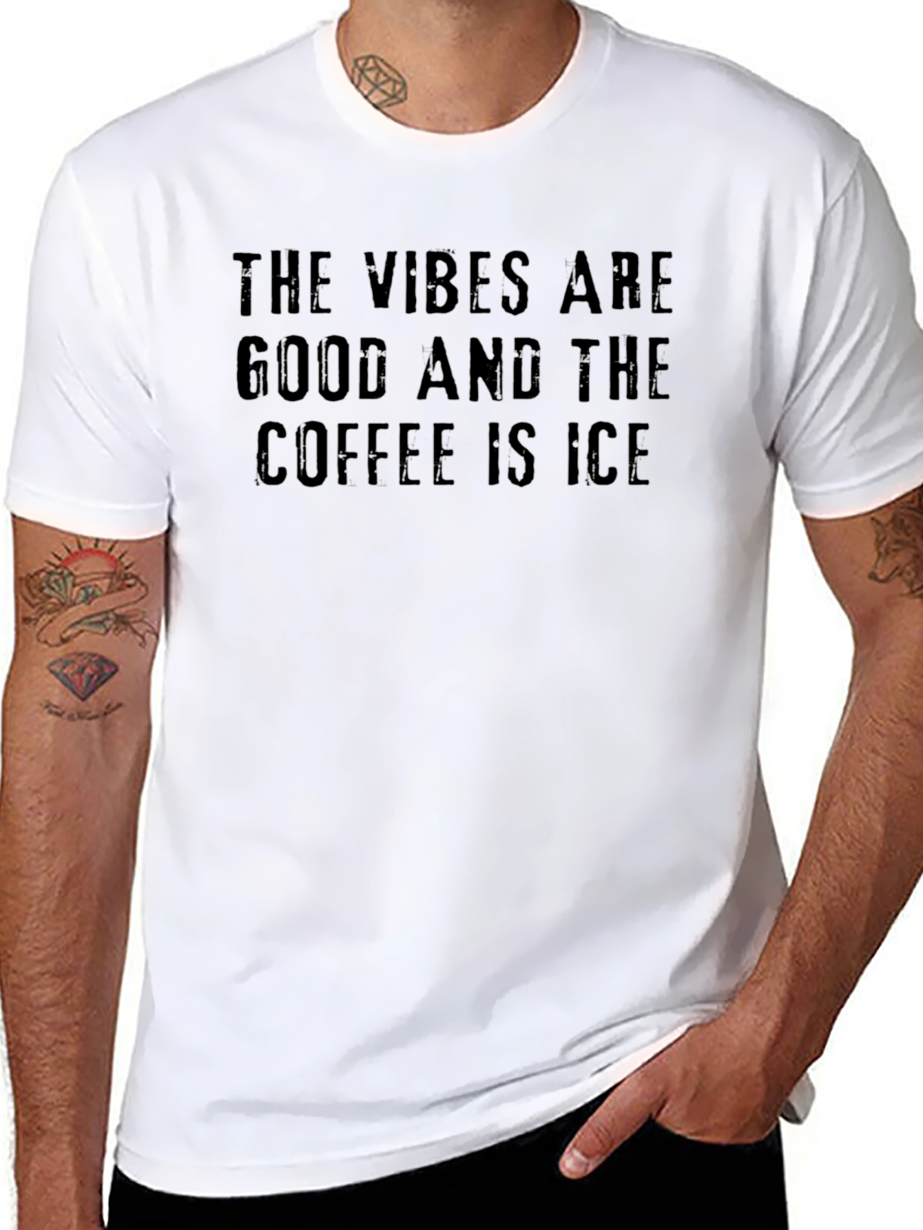 Good Vibes & Iced Coffee T-Shirt
