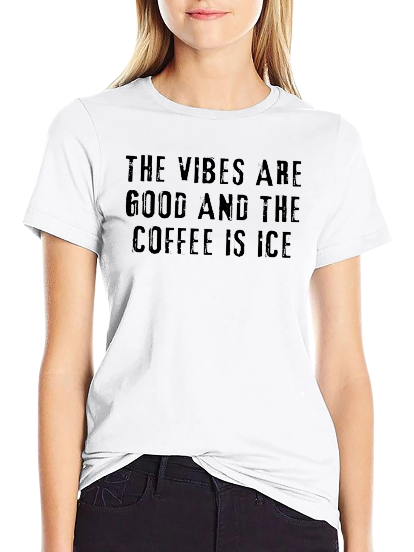 Good Vibes & Iced Coffee T-Shirt