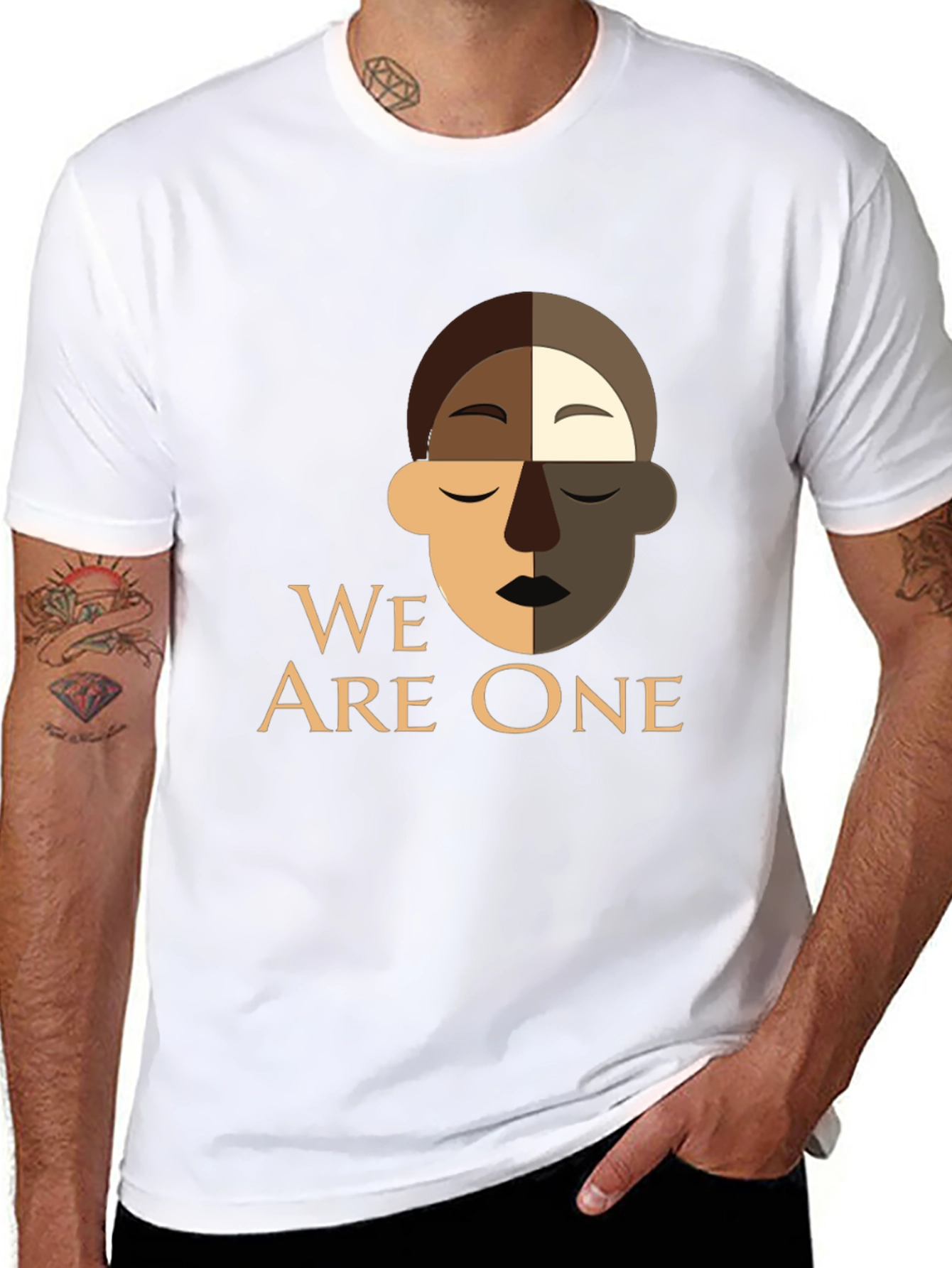 We Are One Graphic T-Shirt - Black