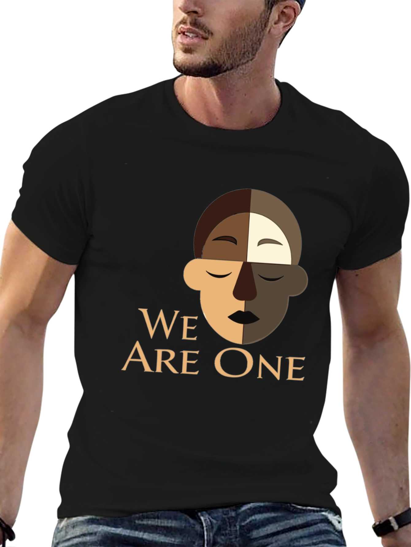We Are One Graphic T-Shirt - Black