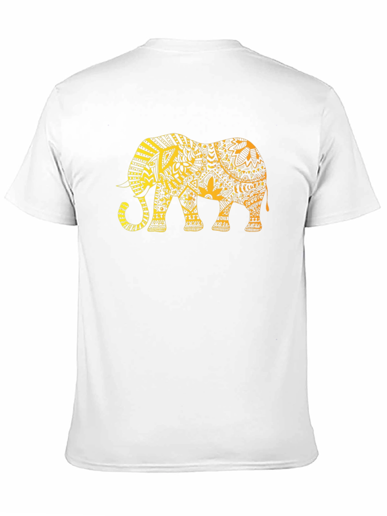 Elephant Graphic Tee - Trendy Mens Black T-Shirt